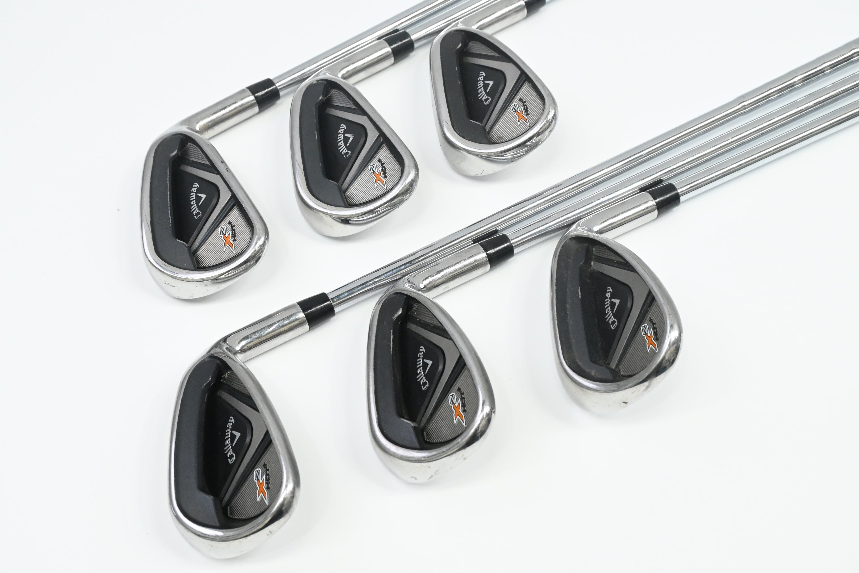 Callaway X2 Hot+ Irons / 6-PW+SW / Regular Flex Callaway X2 Hot+ Shafts