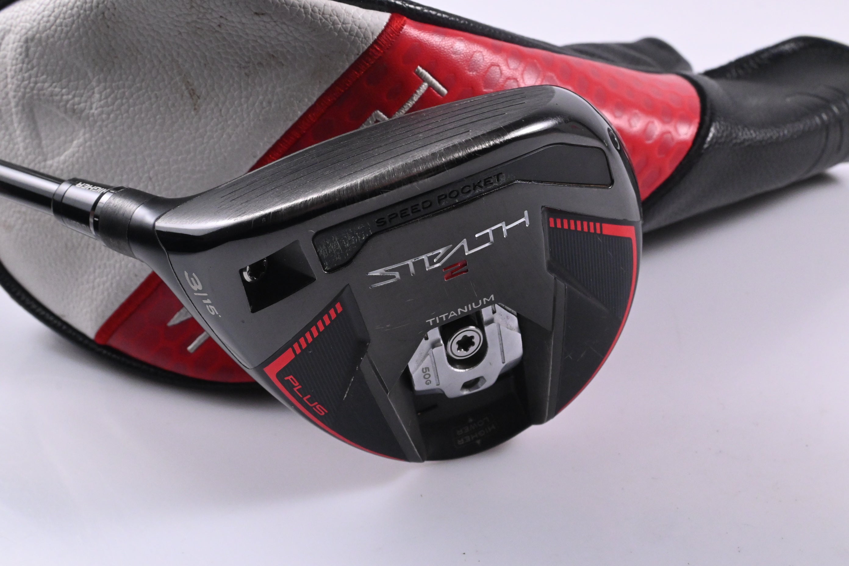 Left Hand Taylormade Stealth 2 Plus #3 Wood / 15 Degree / Senior Flex KBS Max HL