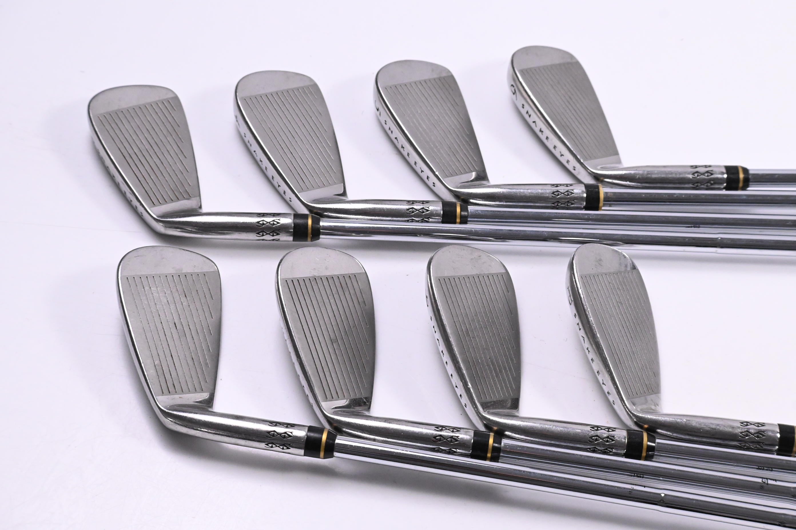 Snake Eyes TC-02 Irons / 3-PW / Stiff Flex True Temper Steel Shafts