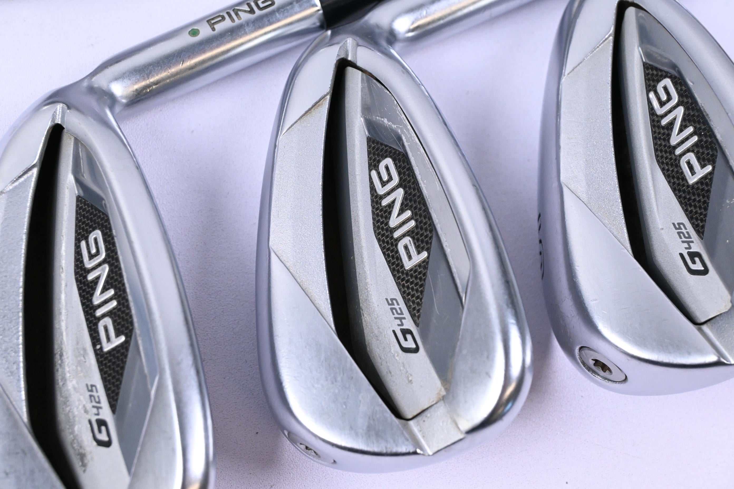 Ping G425 Irons / 6-PW+SW / Green Dot / Senior Flex Ping Alta CB Slate Shafts