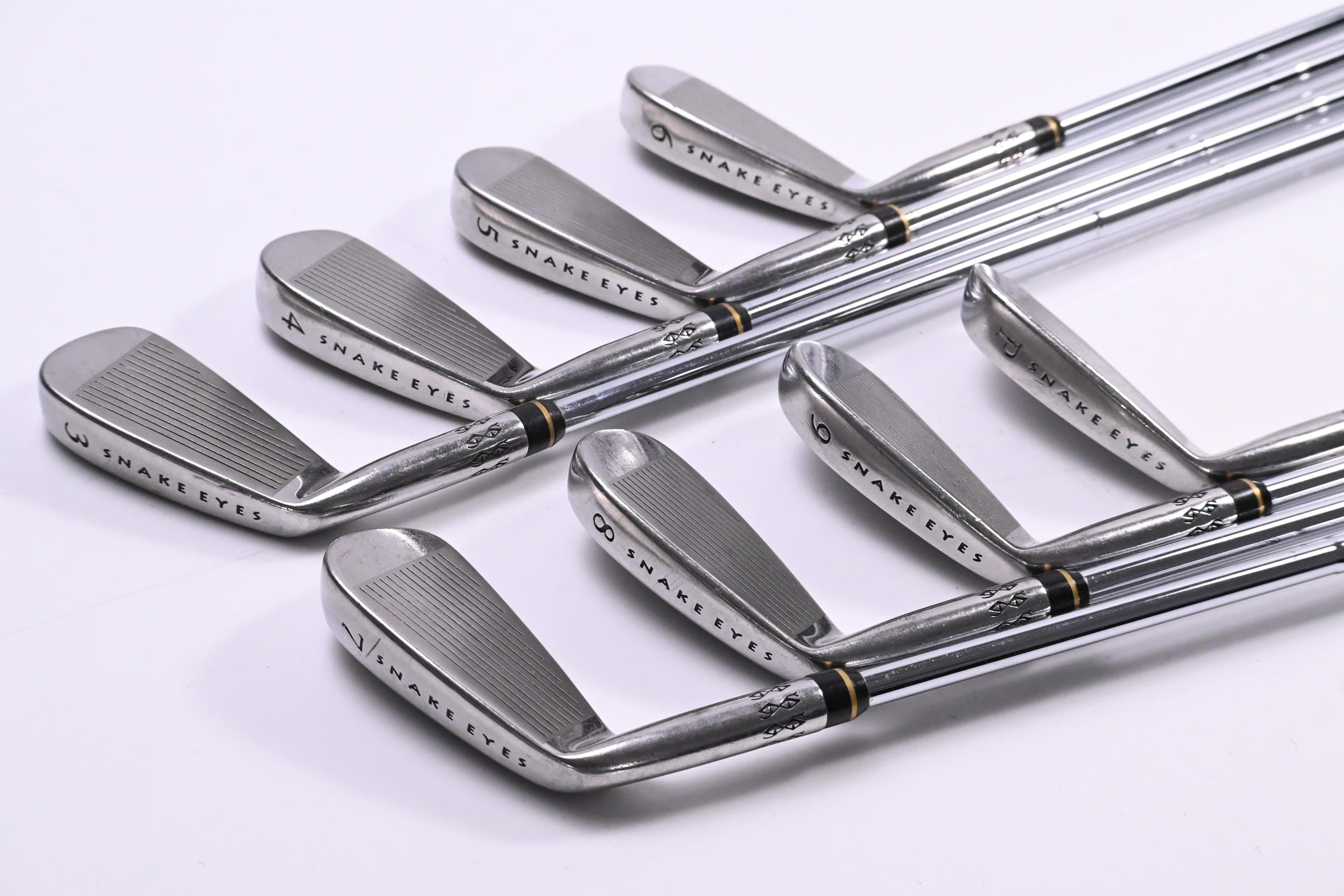 Snake Eyes TC-02 Irons / 3-PW / Stiff Flex True Temper Steel Shafts