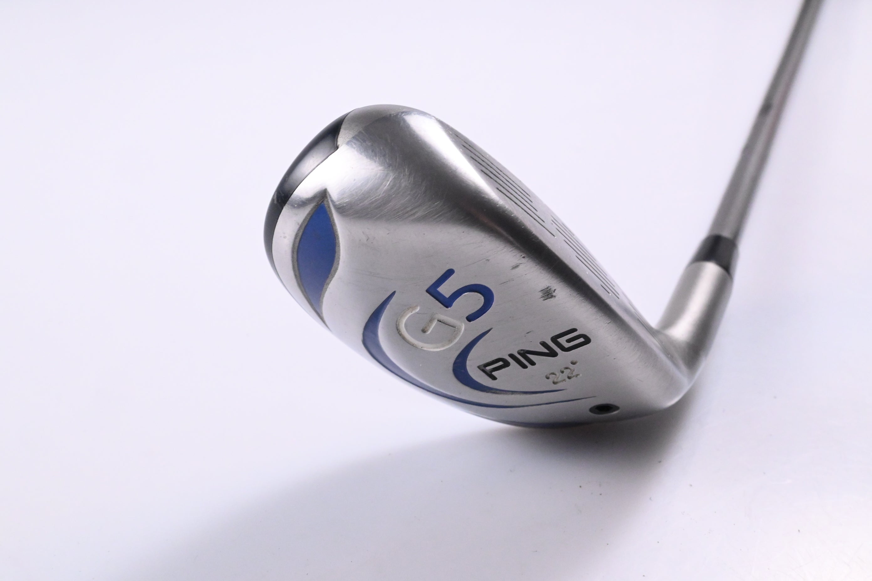 Ping G5 #4 Hybrid / 22 Degree / Regular Flex Ping TFC 100 H Shaft