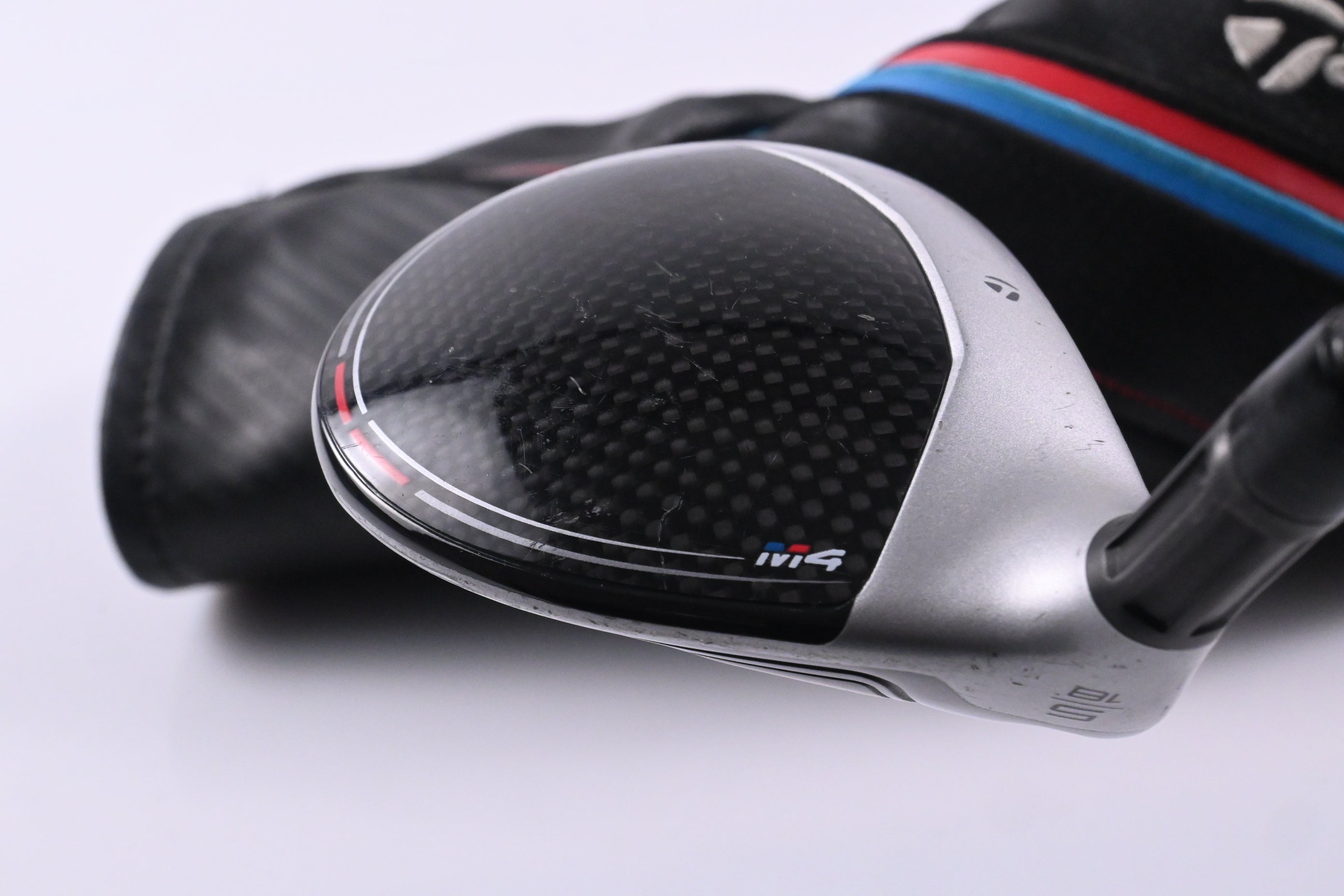 Left Hand Taylormade M4 #5 Wood / 18 Degree / Senior Flex Fujikura Atmos Red 5