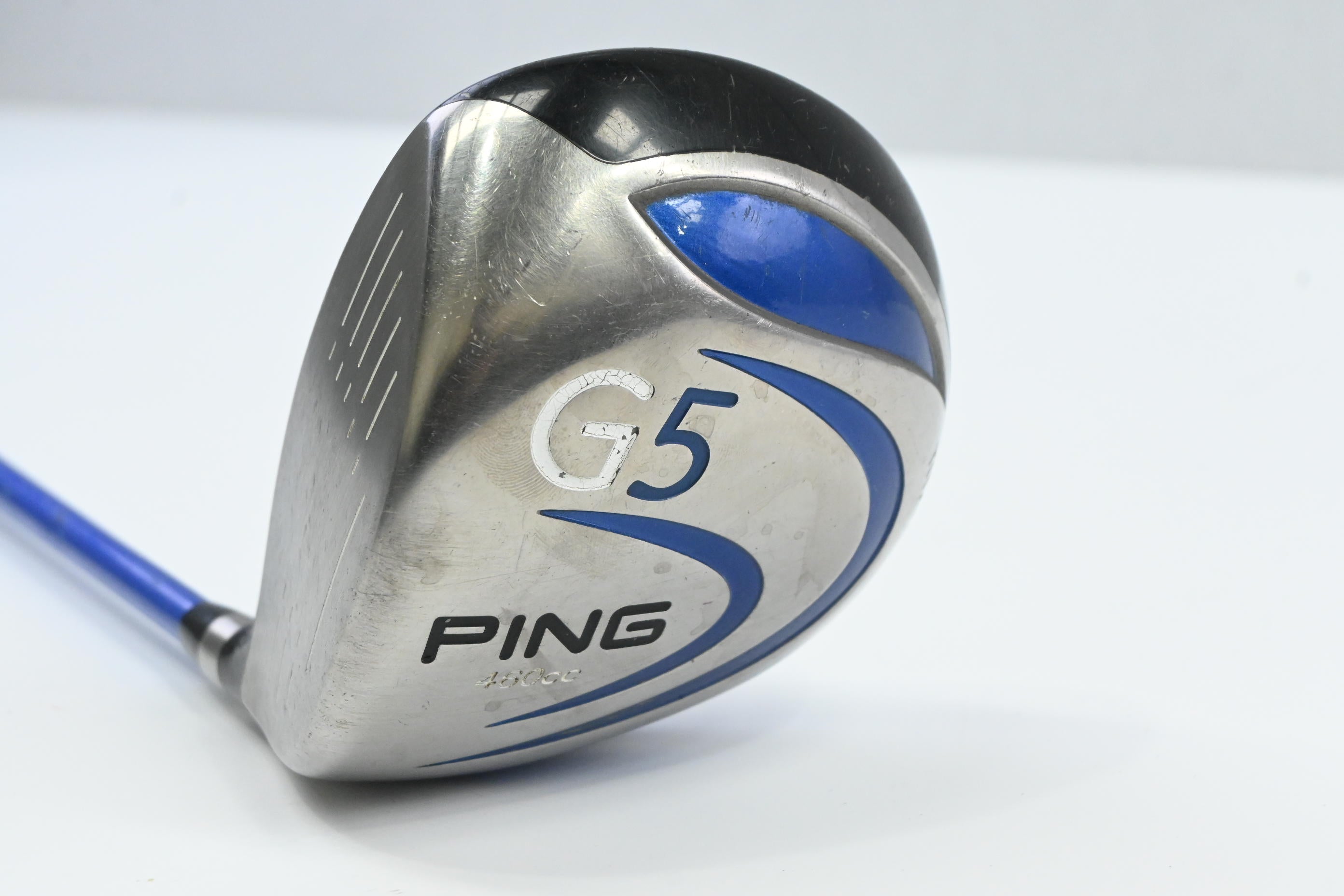 Left Hand Ping G5 Driver / 10.5 Degree / Regular Flex Grafalloy ProLaunch Blue