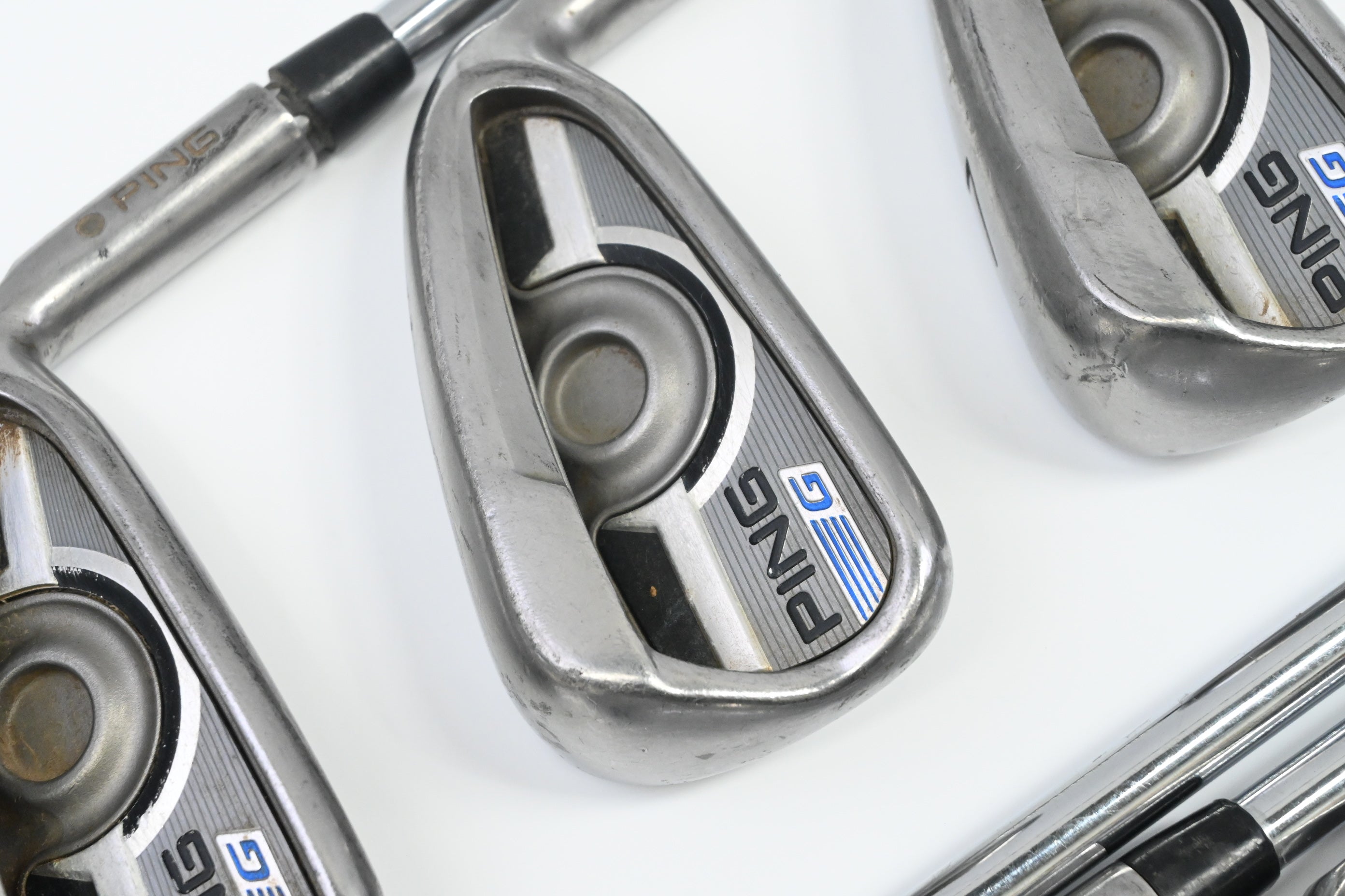 Ping G Series Irons / 5-PW+SW / Black Dot / Regular Flex Ping AWT 2.0 Shafts