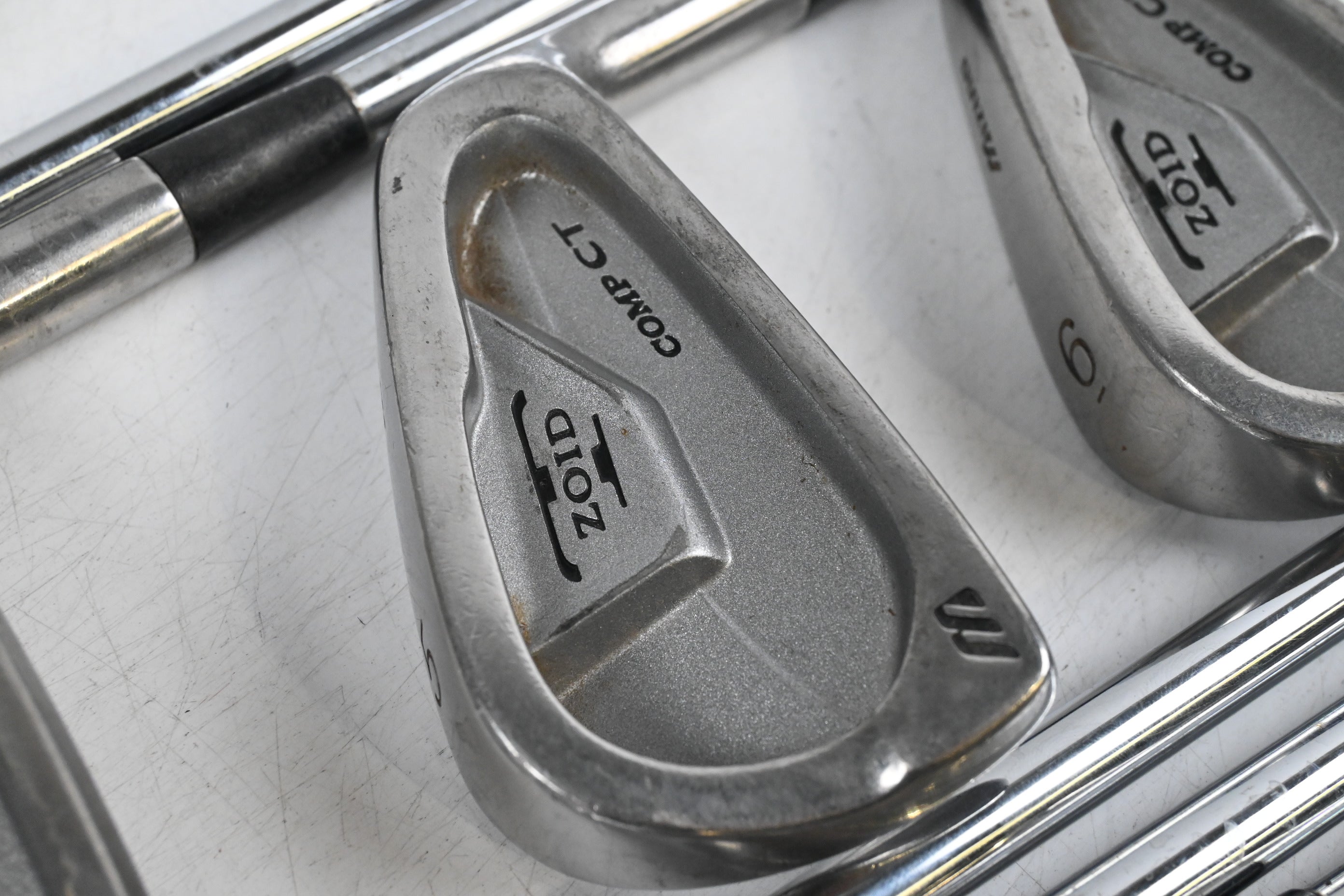 Mizuno Comp CT Irons / 3-PW+SW / Regular Flex Release Shafts