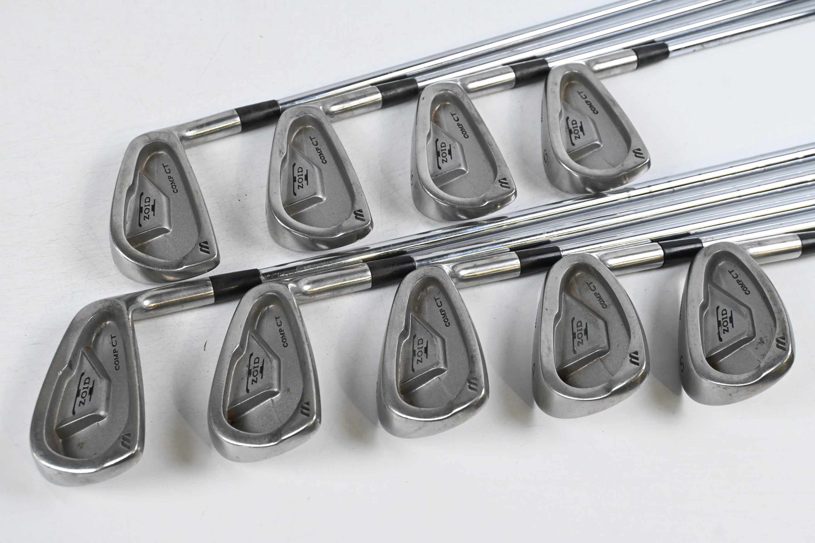 Mizuno Comp CT Irons / 3-PW+SW / Regular Flex Release Shafts