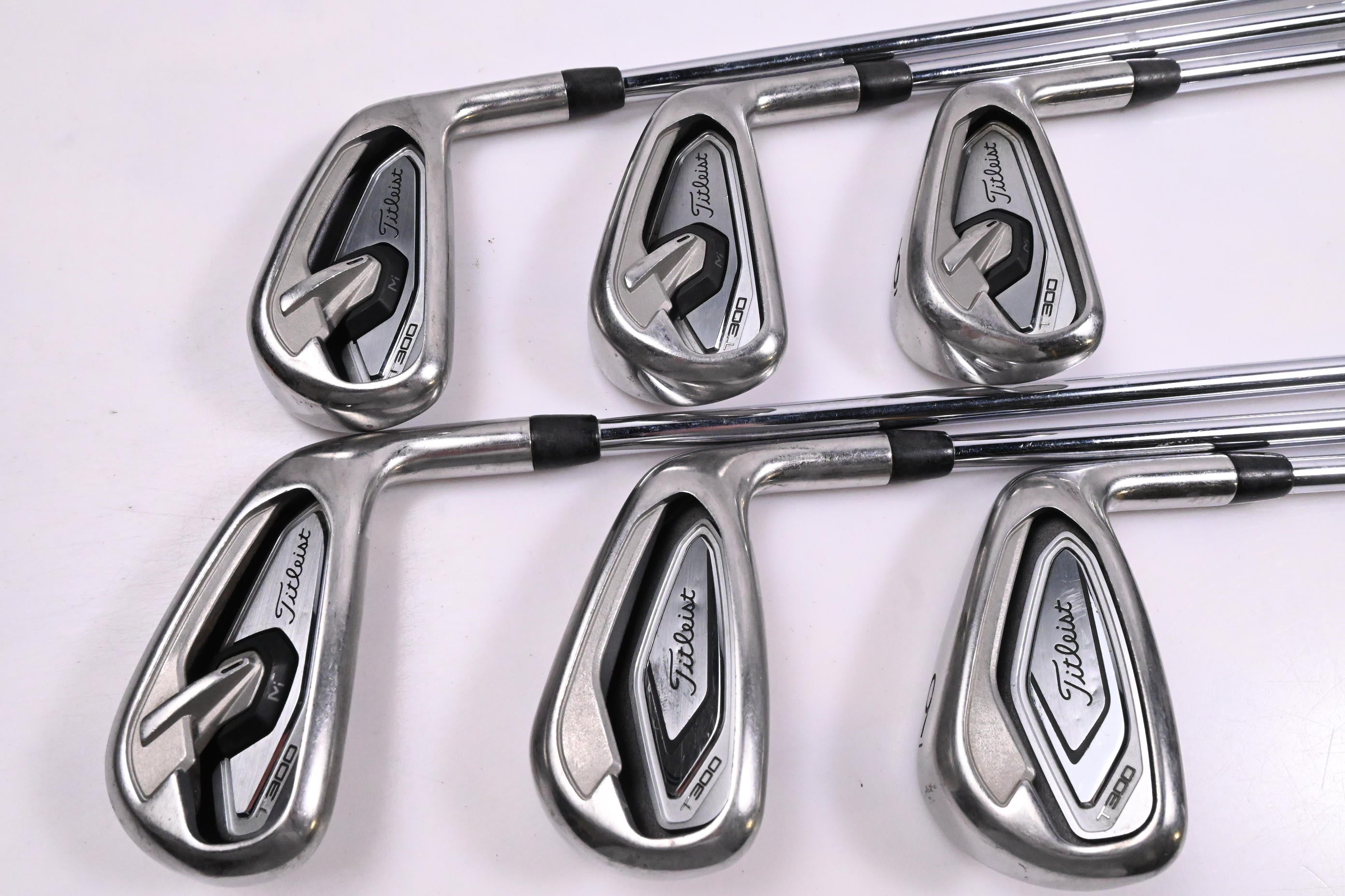 Titleist T300 2021 Irons / 4-9i / Stiff Flex AMT Black S300 Shafts