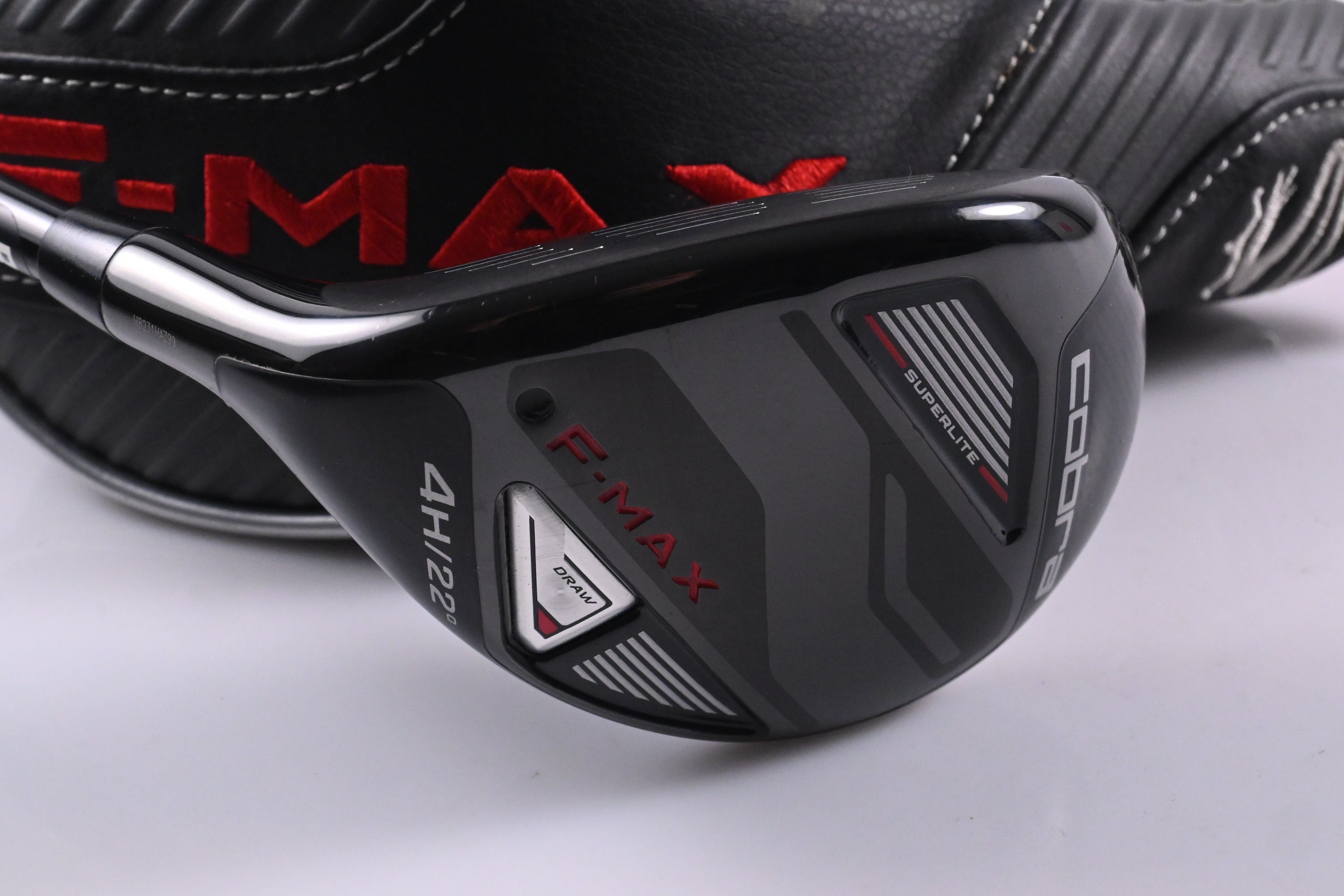 Left Hand Cobra F-Max Superlite #4 Hybrid / 22 Degree / Regular Flex Cobra Shaft