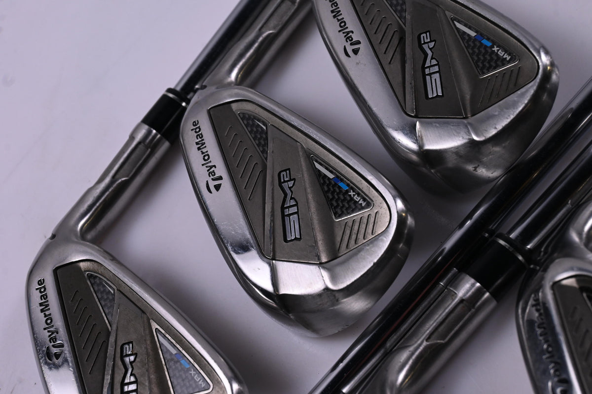 Taylormade SIM2 Max Irons / 5-PW+SW / Regular Flex KBS MAX MT 85 Shafts