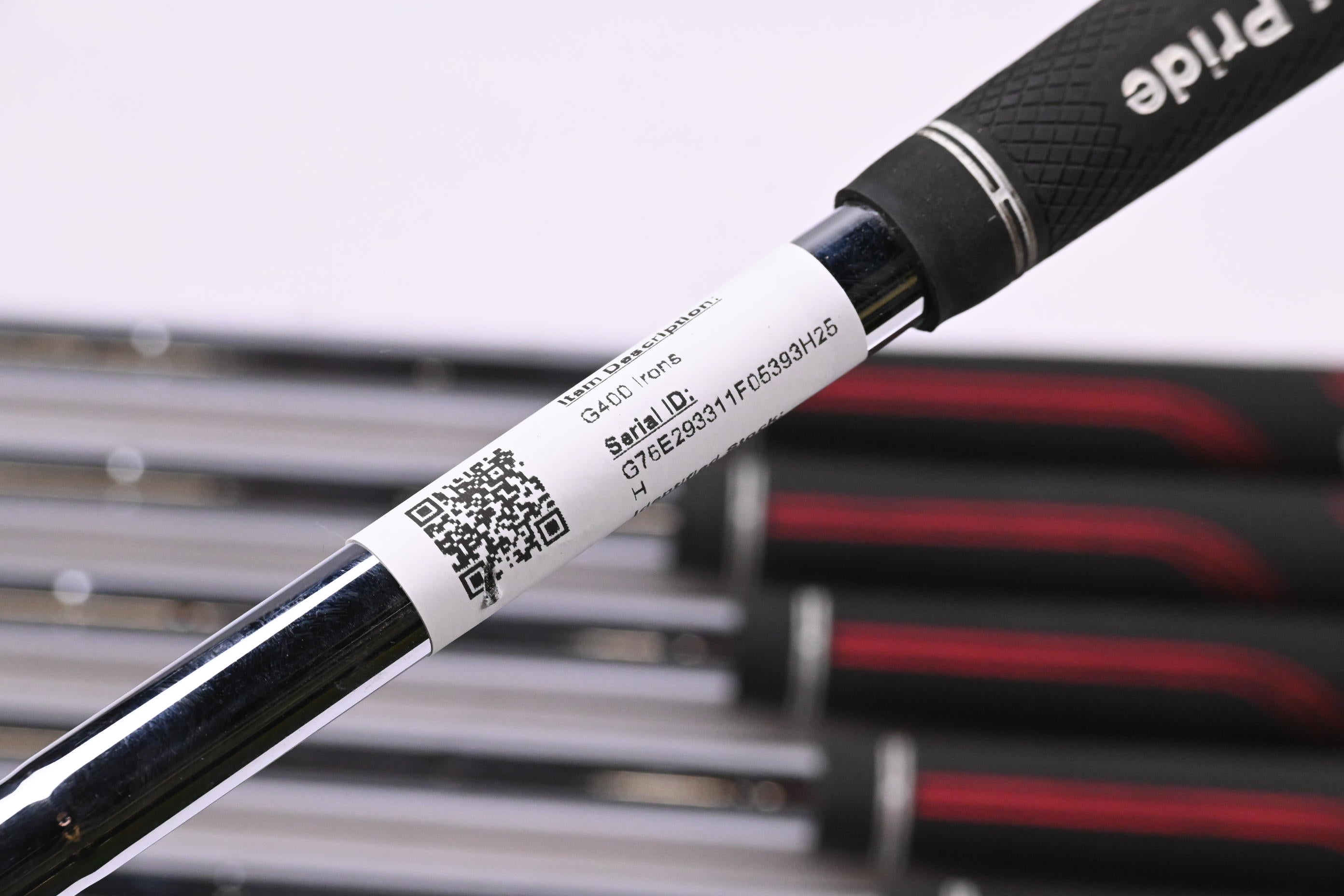 Ping G400 Irons / 5-PW+GW / Red Dot / Stiff Flex Steel Shafts