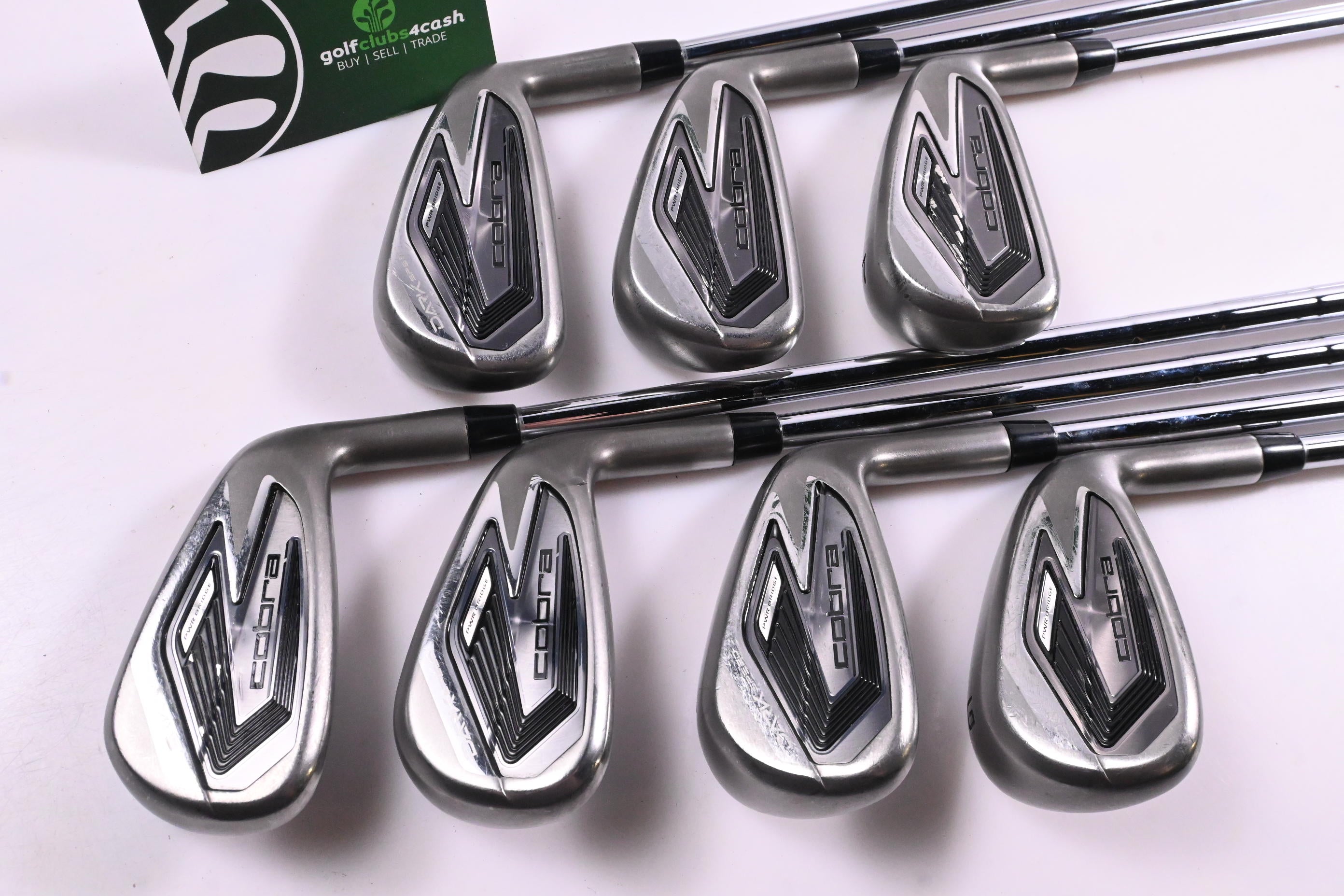 Cobra Darkspeed Irons / 5-PW+GW / Stiff Flex KBS Tour Lite Shafts