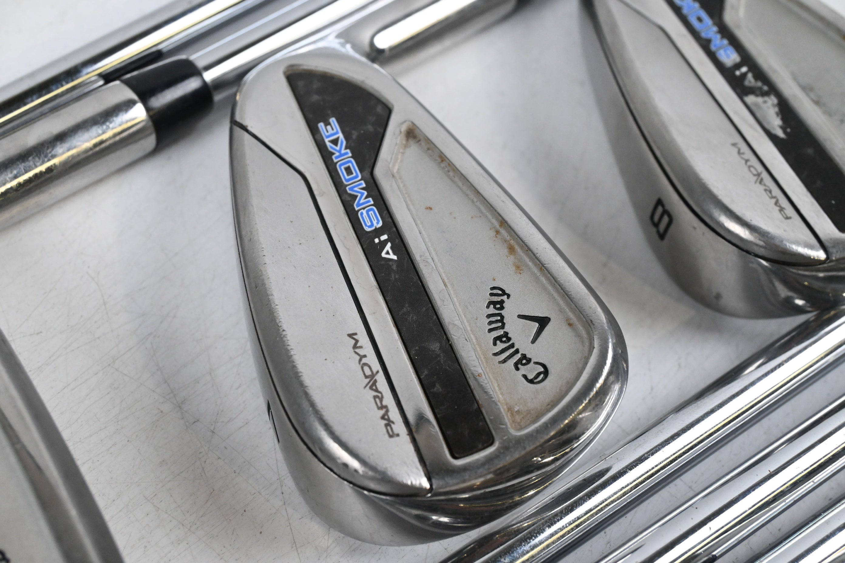 Callaway Paradym Ai Smoke Irons / 5-PW+AW+GW+SW / Regular Flex Elevate MPH 95