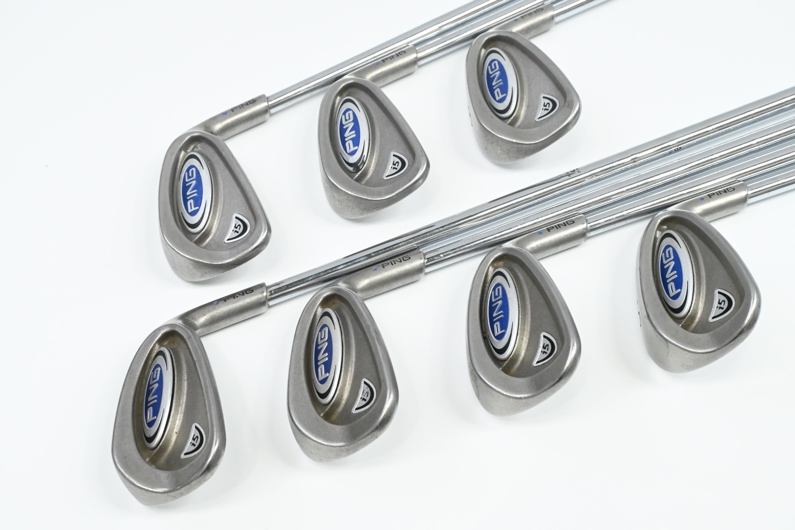 Ping i5 Irons / 6-PW+UW+SW / Blue Dot / Regular Flex Ping Shafts