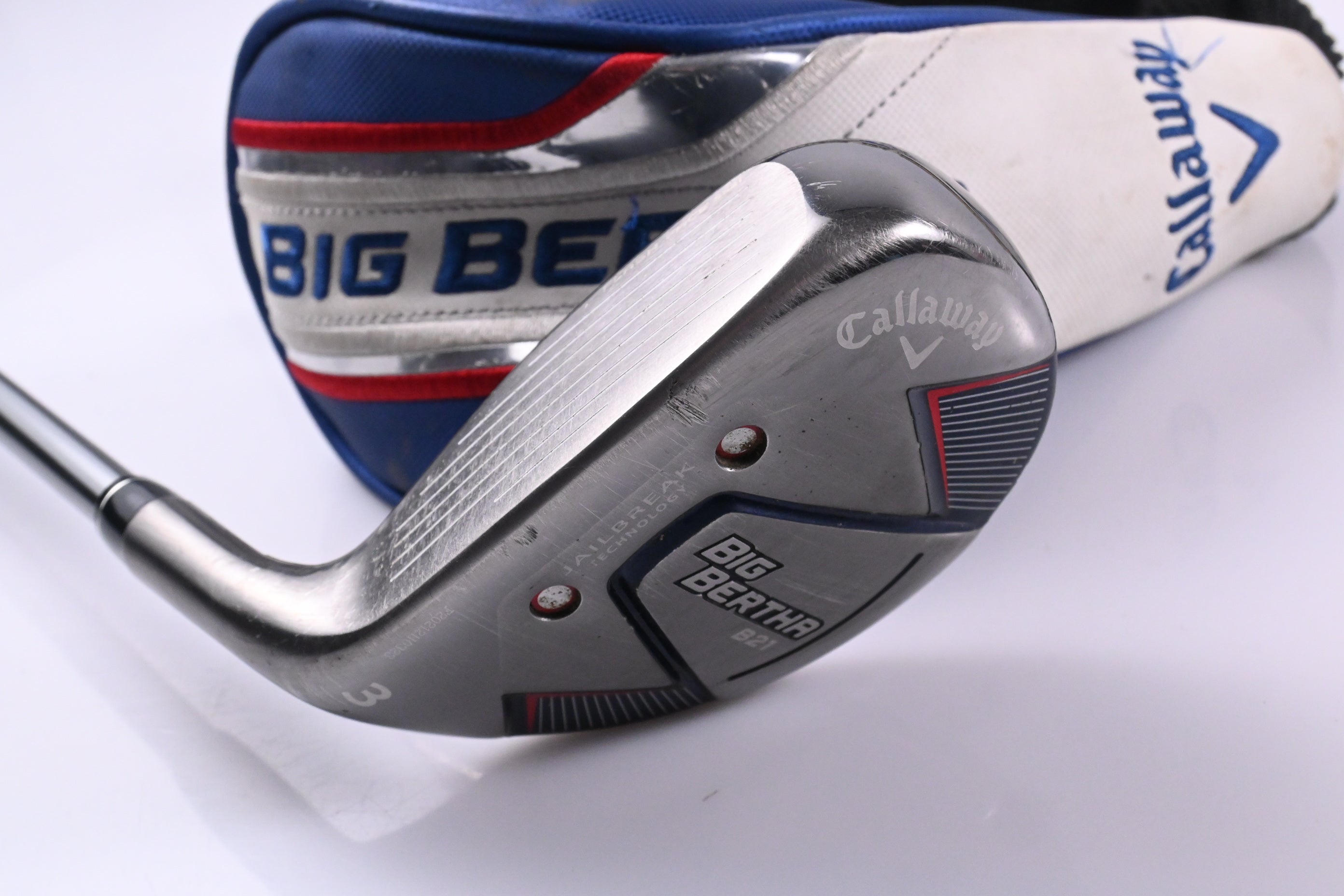 Left Hand Callaway Big Bertha B21 #3 Hybrid / 19 Degree / Regular Flex RCH 65