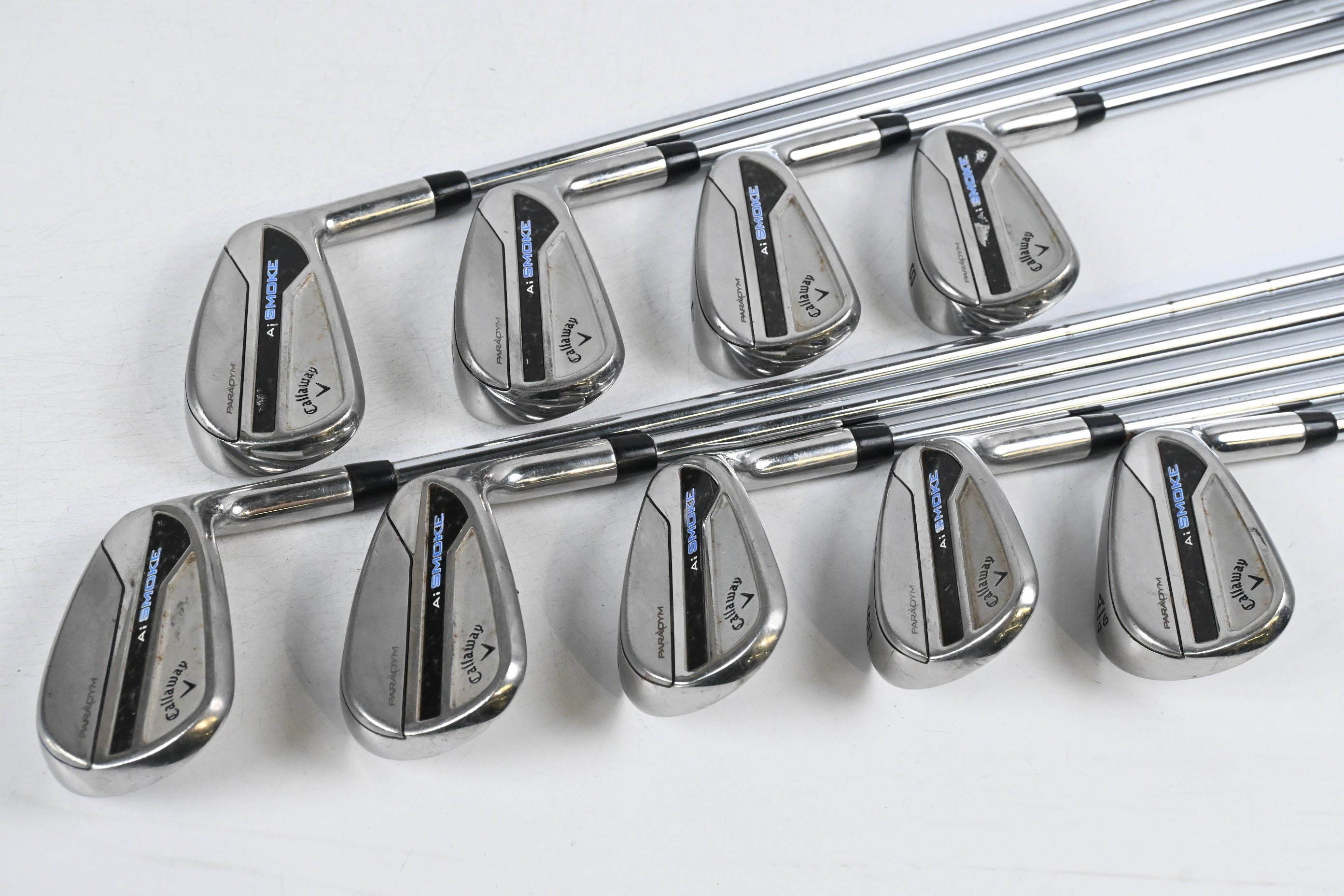 Callaway Paradym Ai Smoke Irons / 5-PW+AW+GW+SW / Regular Flex Elevate MPH 95