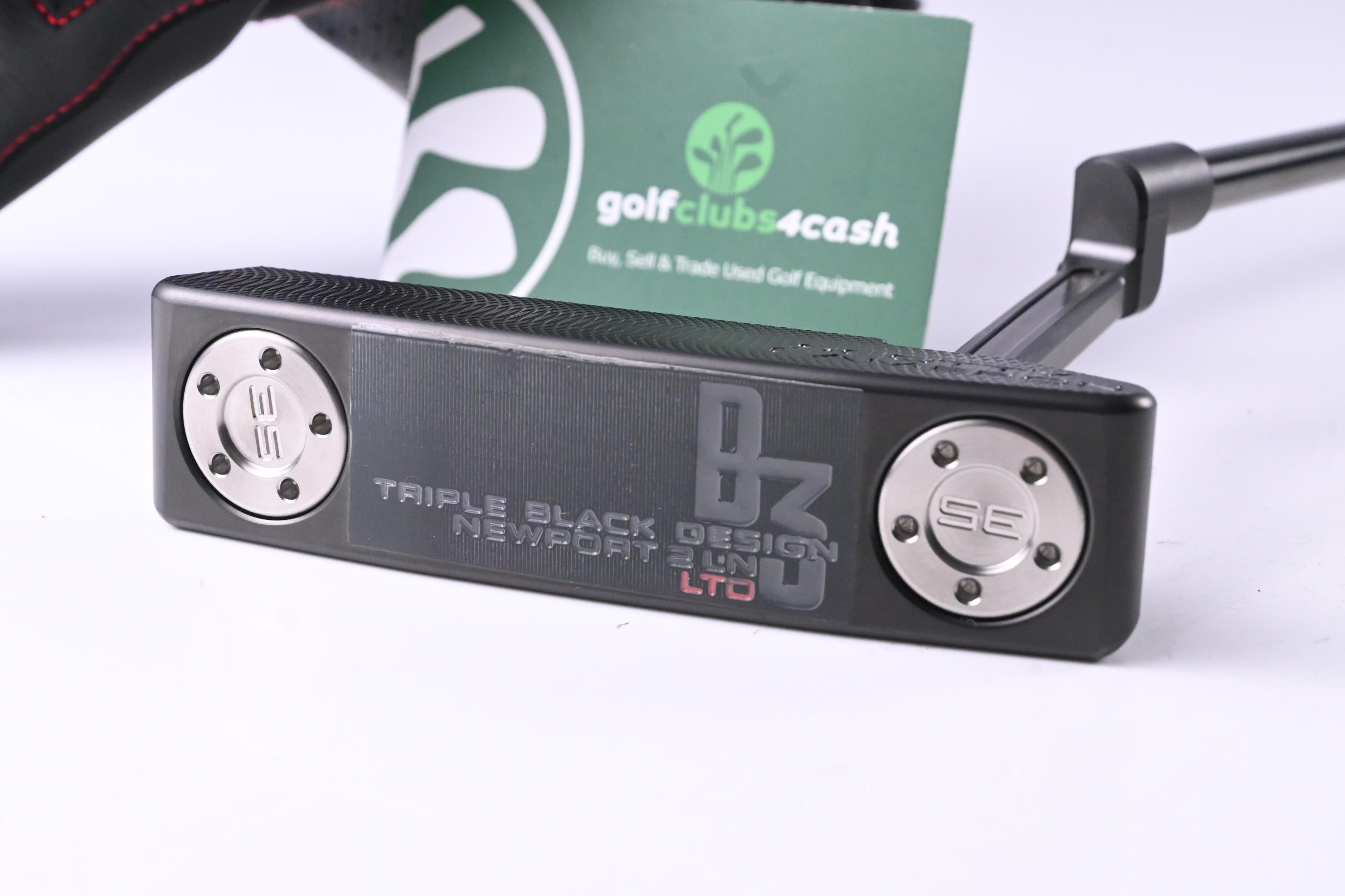 Scotty Cameron Triple Black Design Newport 2 LN Putter / 34 Inch