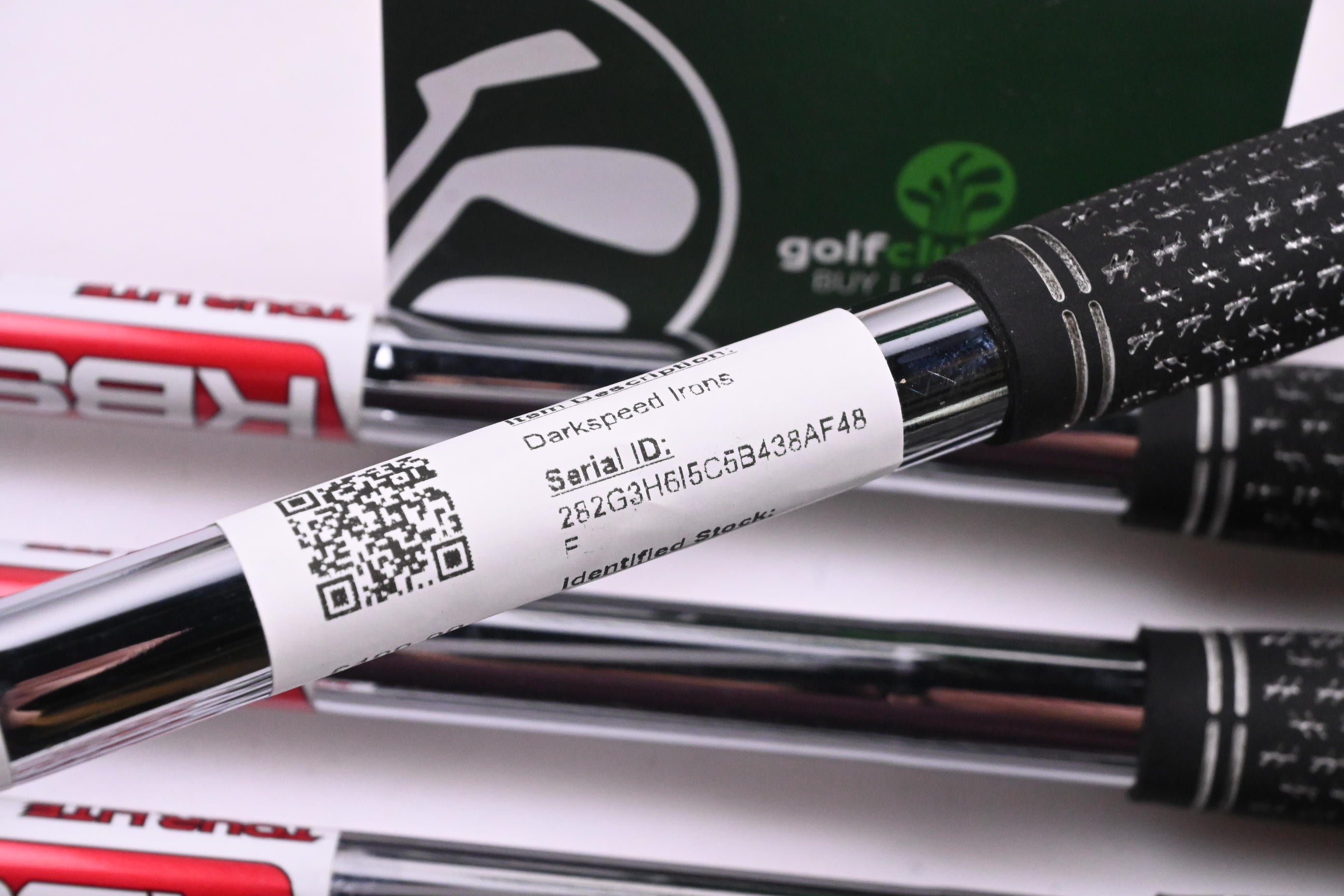 Cobra Darkspeed Irons / 5-PW+GW / Stiff Flex KBS Tour Lite Shafts