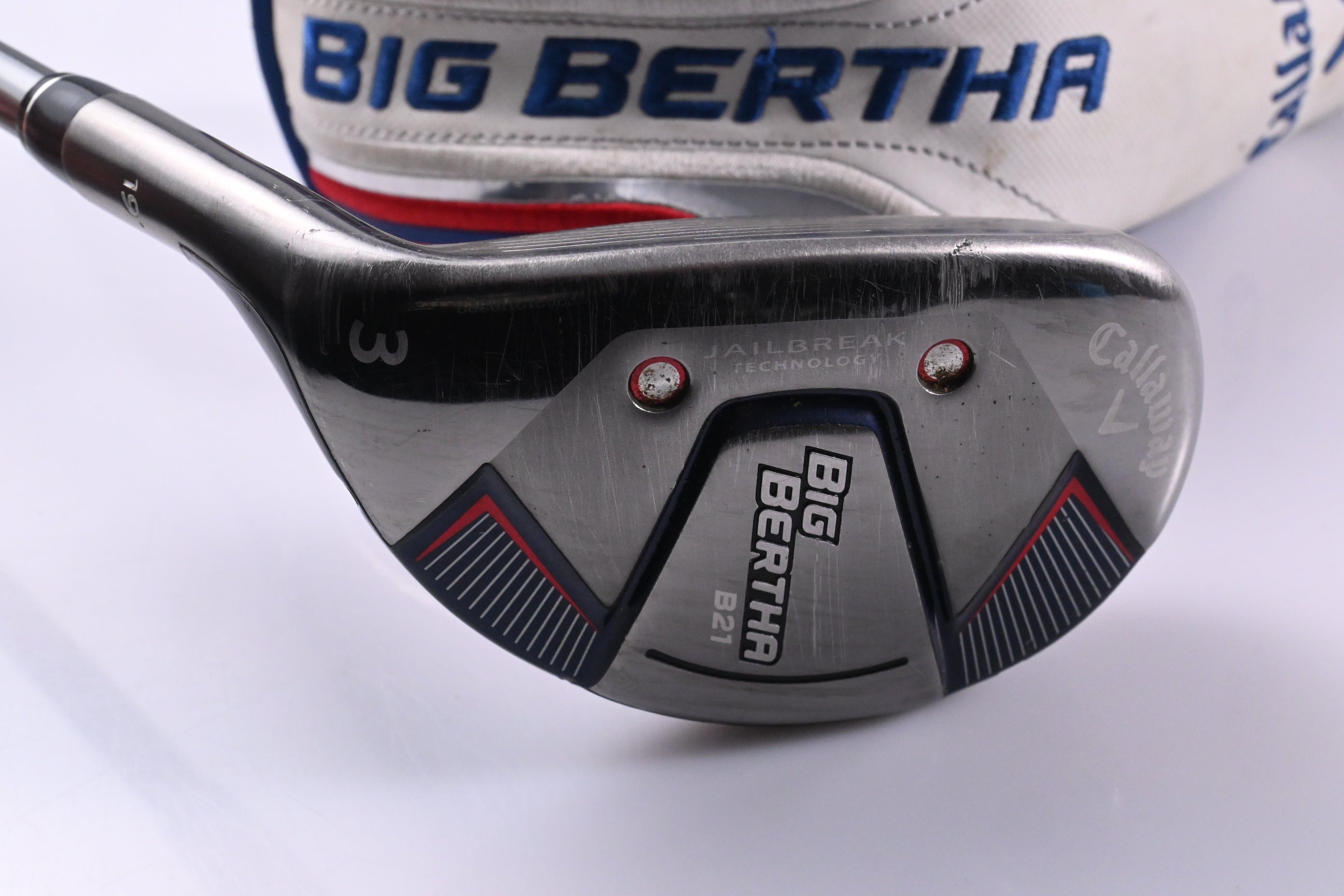 Left Hand Callaway Big Bertha B21 #3 Hybrid / 19 Degree / Regular Flex RCH 65