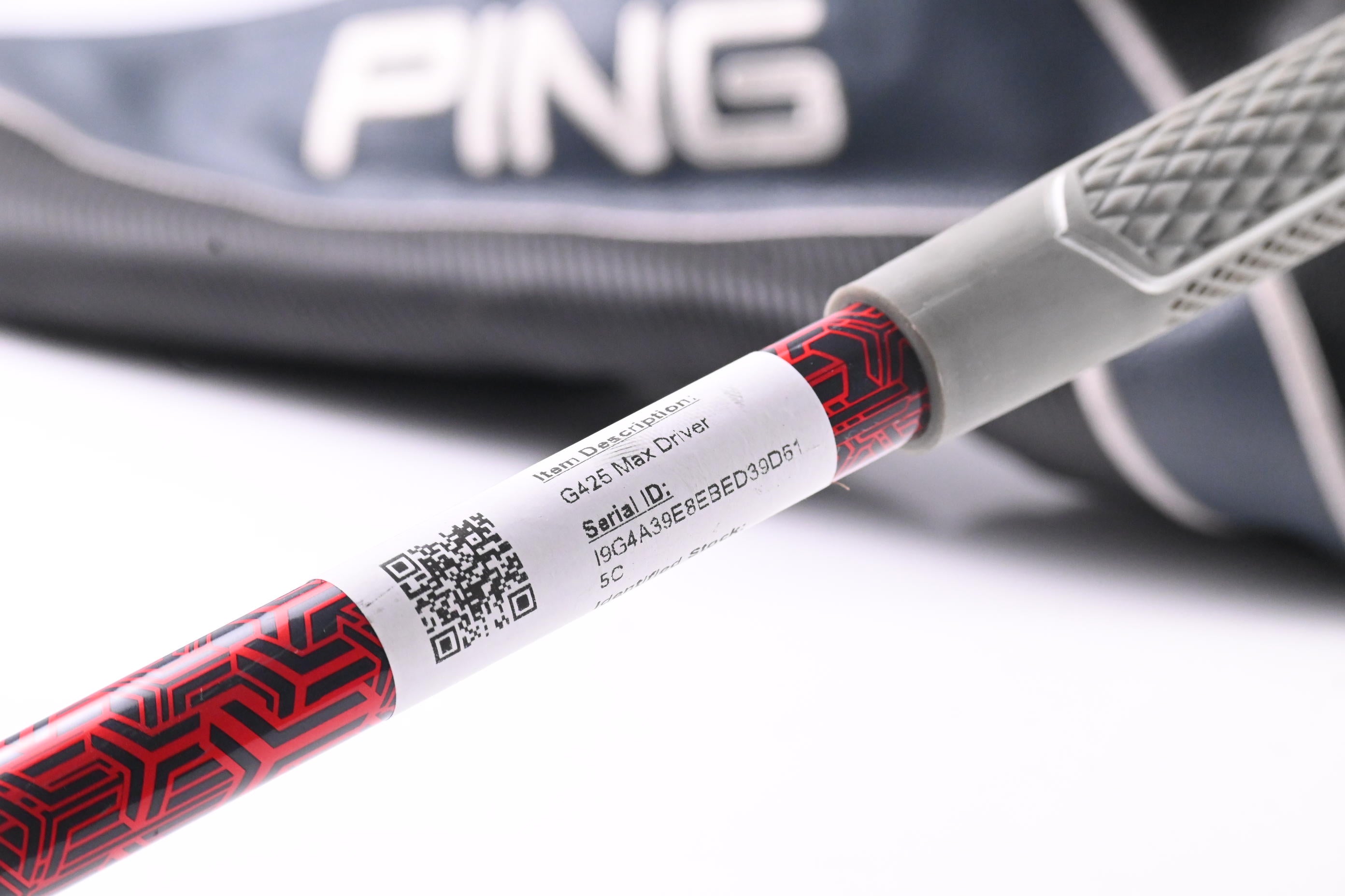 Ping G425 Max Driver / 9 Degree / Stiff Flex Ping Alta CB Red 55 Shaft