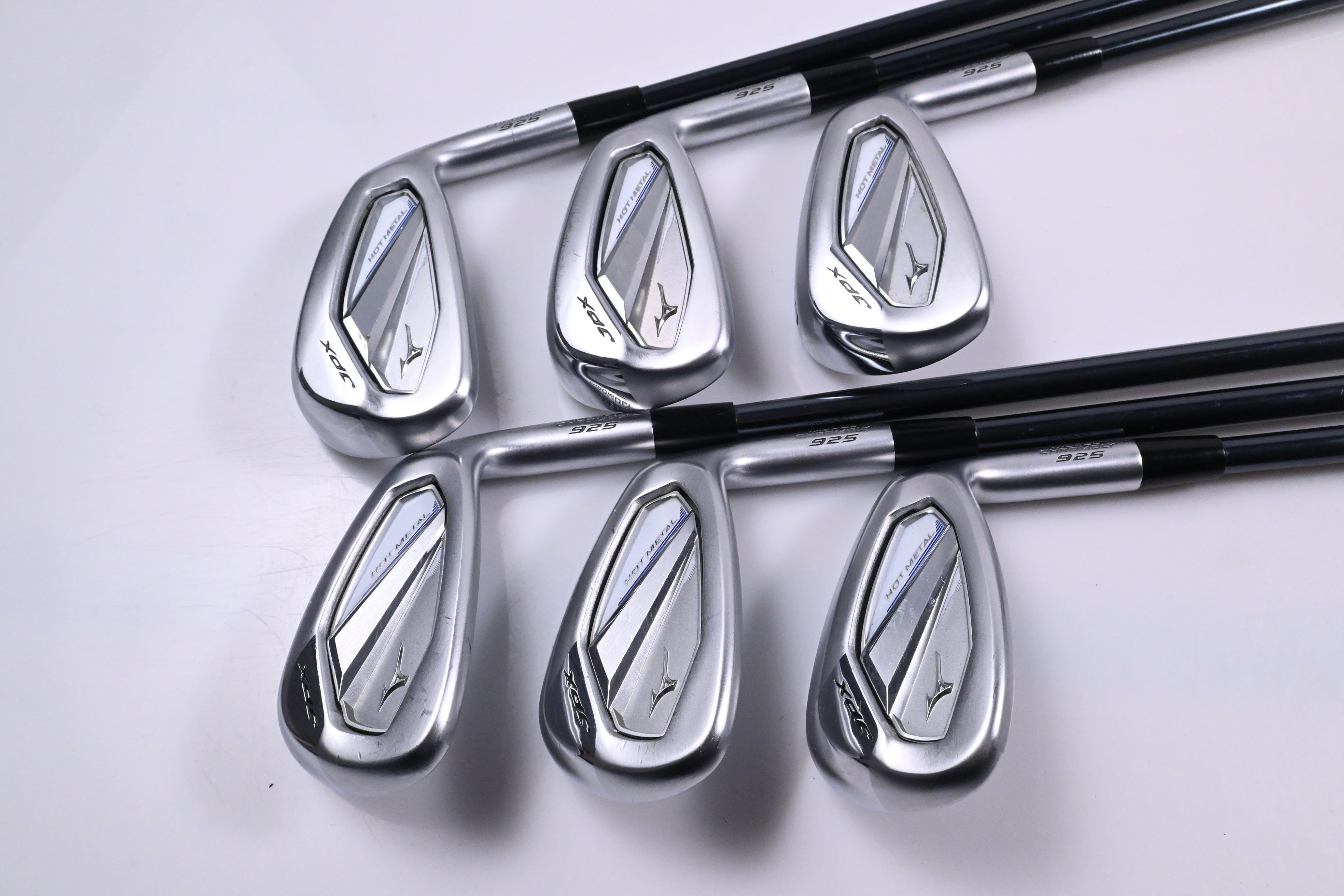 Mizuno JPX 925 Hot Metal Irons / 6-PW+GW / Senior Flex Recoil Dart ESX 60 Shafts