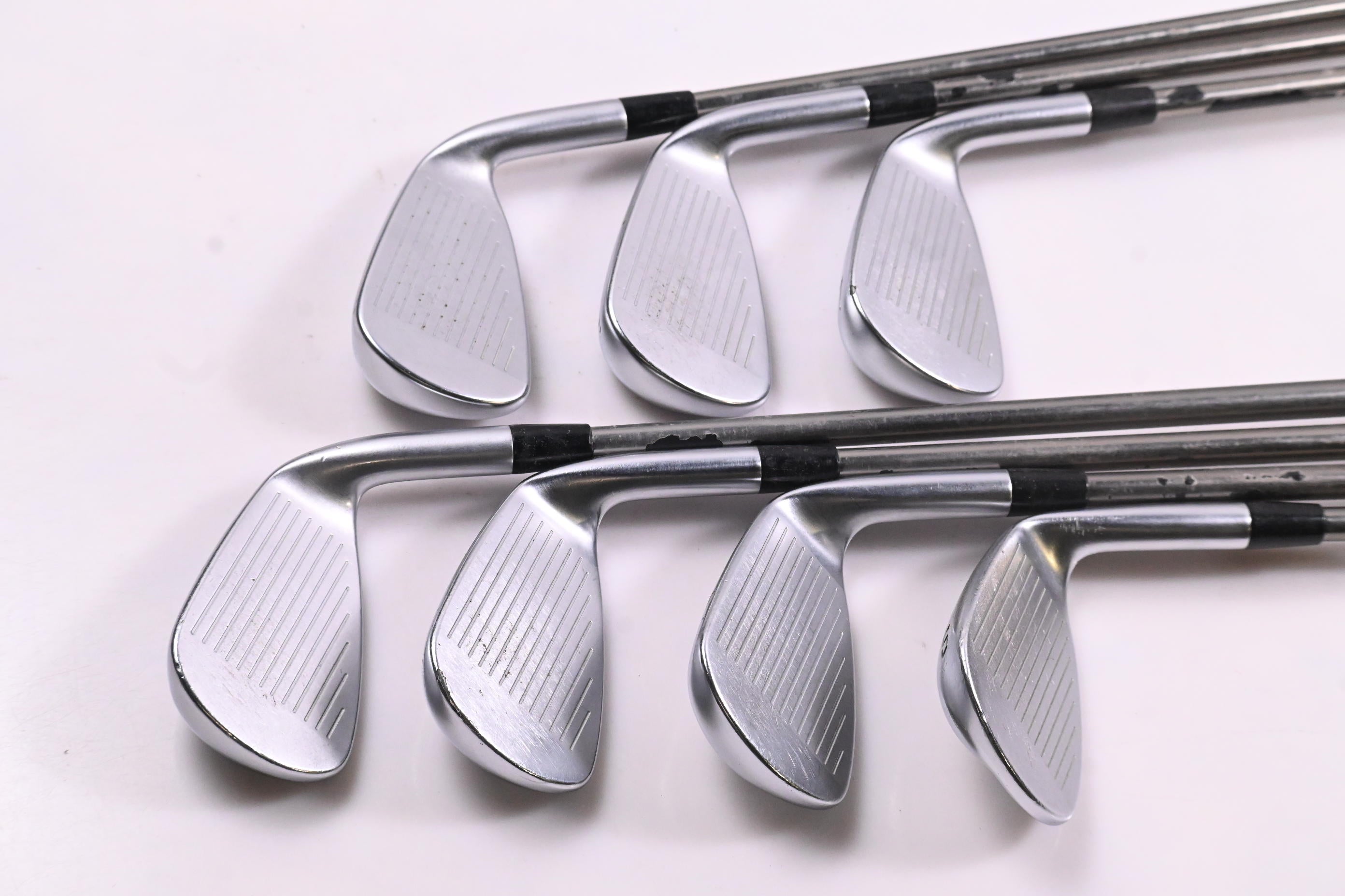 Left Hand Mizuno JPX 921 Hot Metal Irons / 5-PW+SW / Regular Flex UST Recoil ESX