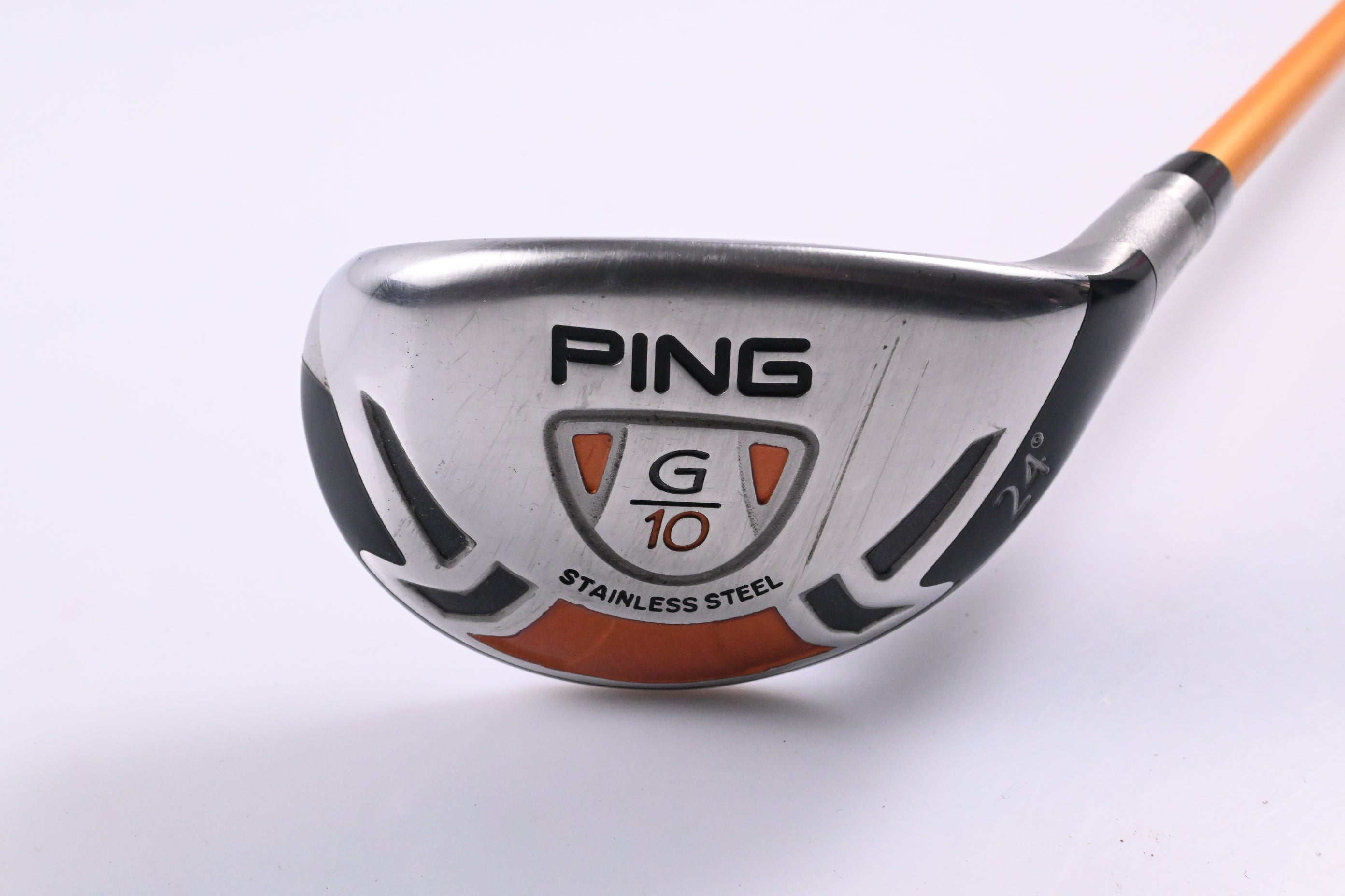 Ping G10 #4 Hybrid / 24 Degree / Regular Flex UST Mamiya Proforce V2 Yellow 84