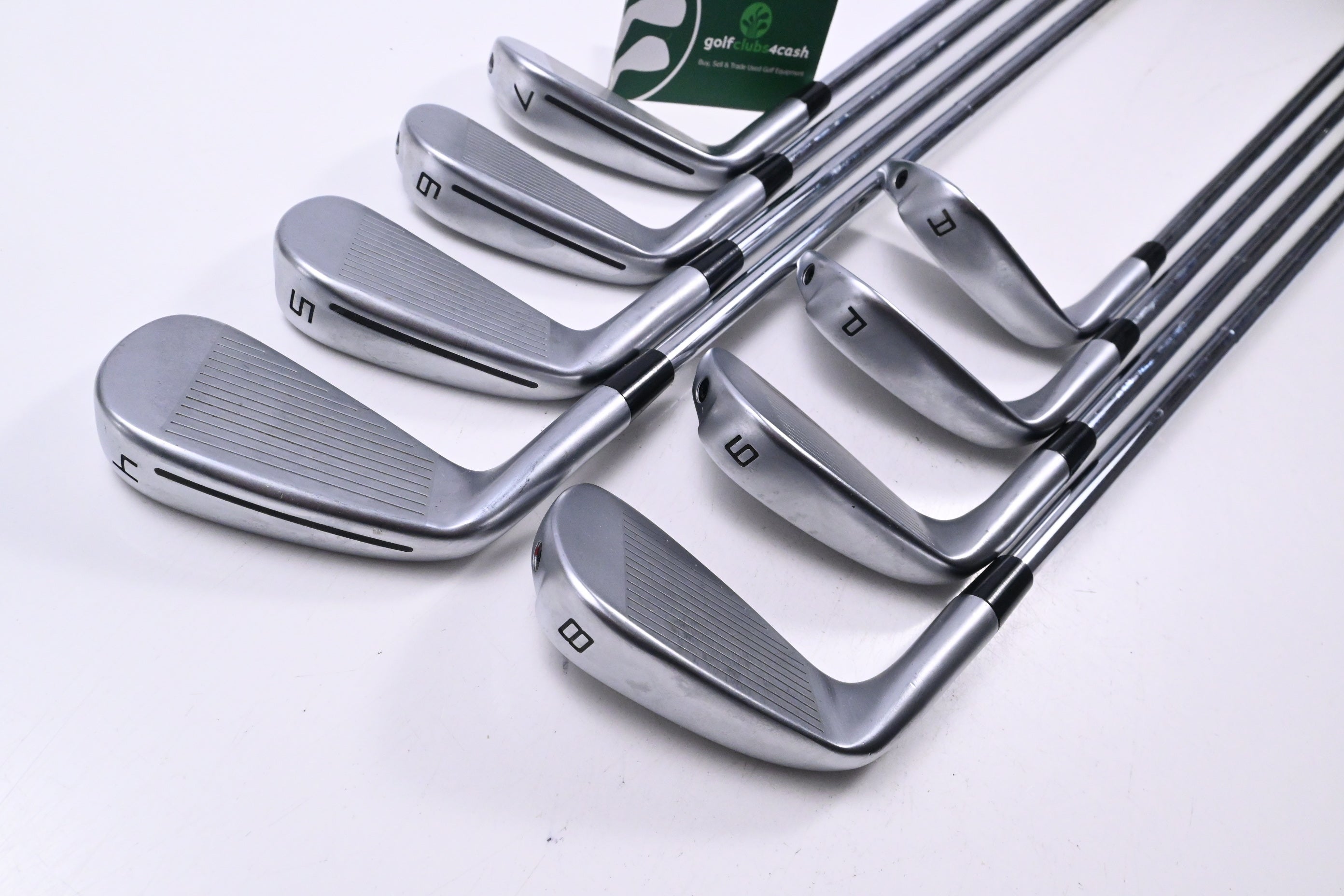 Taylormade P790 2021 Irons / 4-PW+AW / Stiff Flex Dynamic Gold S400 Shafts