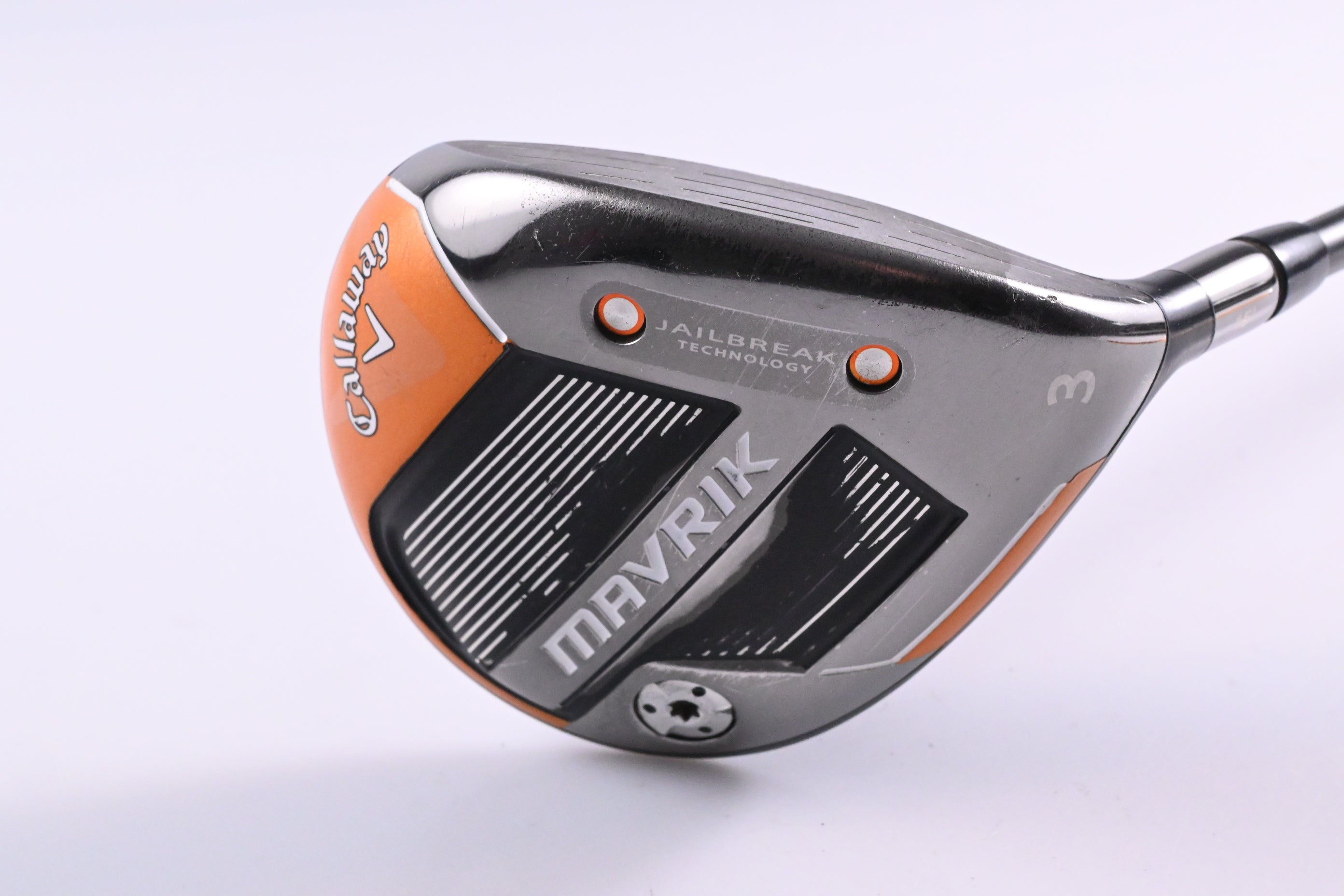 Callaway Mavrik #3 Wood / 15 Degree / Stiff Flex Aldila Rogue White 130 MSI 70