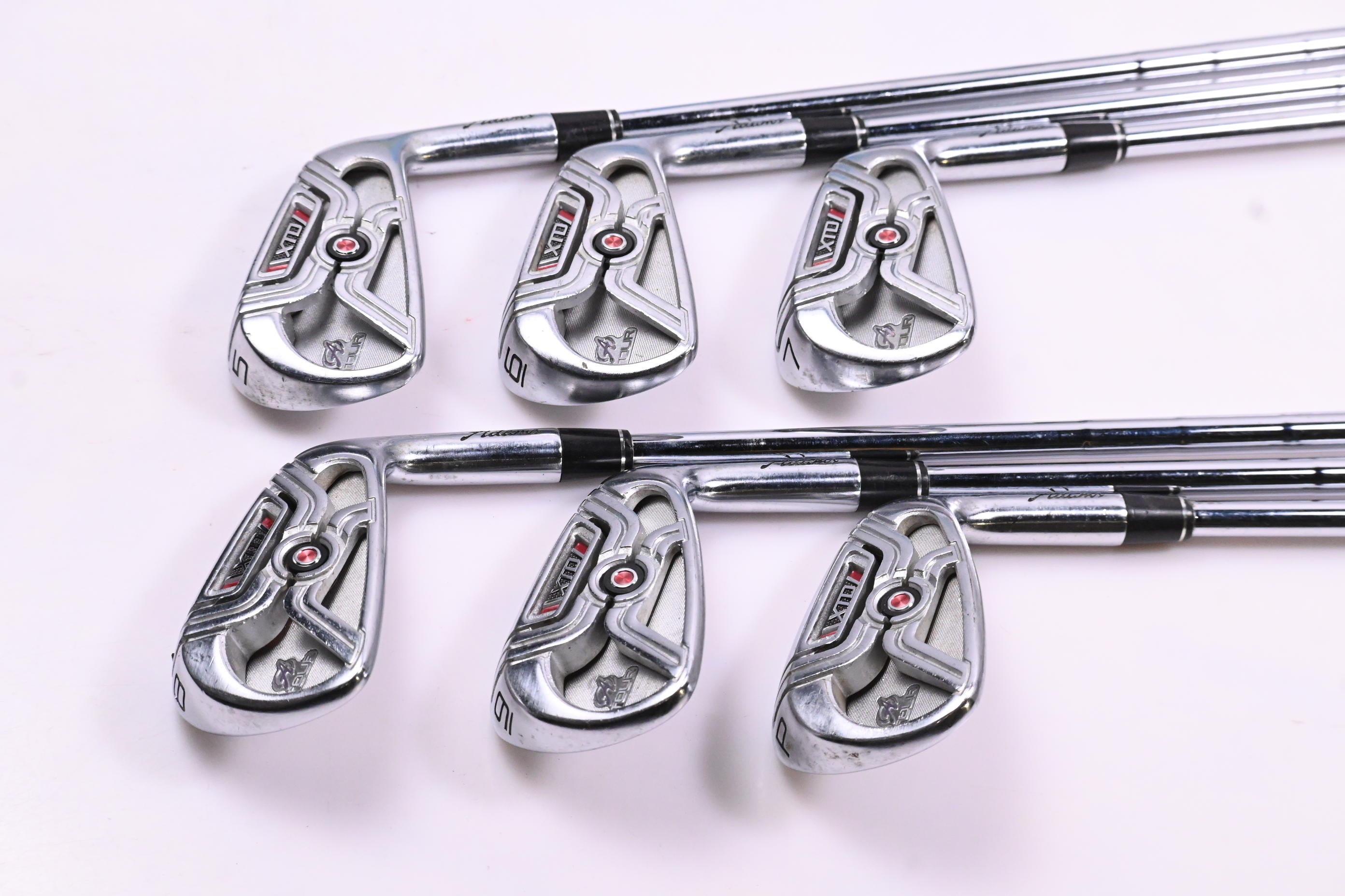 Adams XTD A Tour Silver Heads Irons / 5-PW / X-Flex KBS Tour Shafts