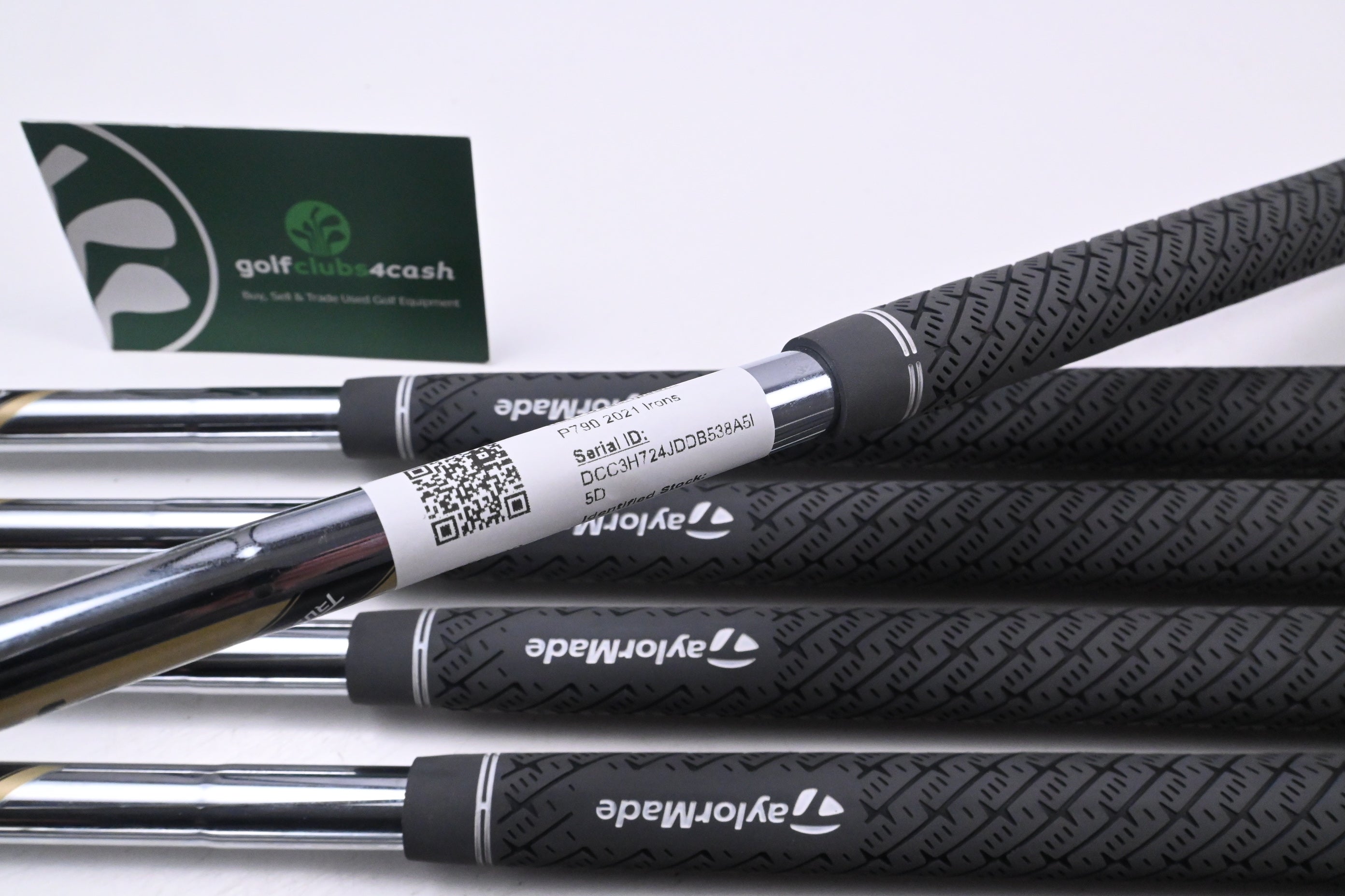 Taylormade P790 2021 Irons / 4-PW+AW / Stiff Flex Dynamic Gold S400 Shafts