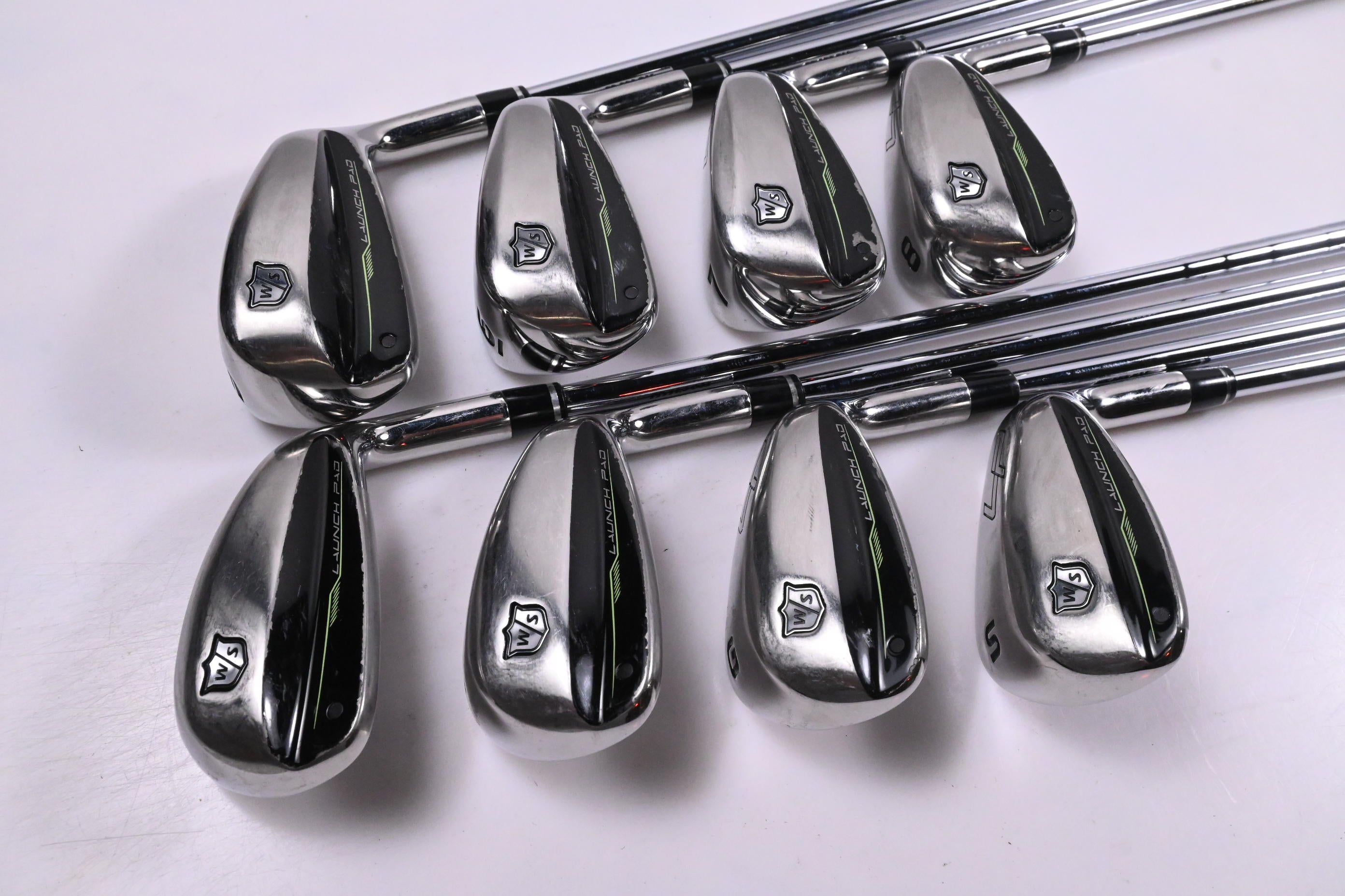 Wilson Launch Pad 2022 Irons / 5-PW+GW+SW / UniFlex KBS MAX UltraLite Shaft