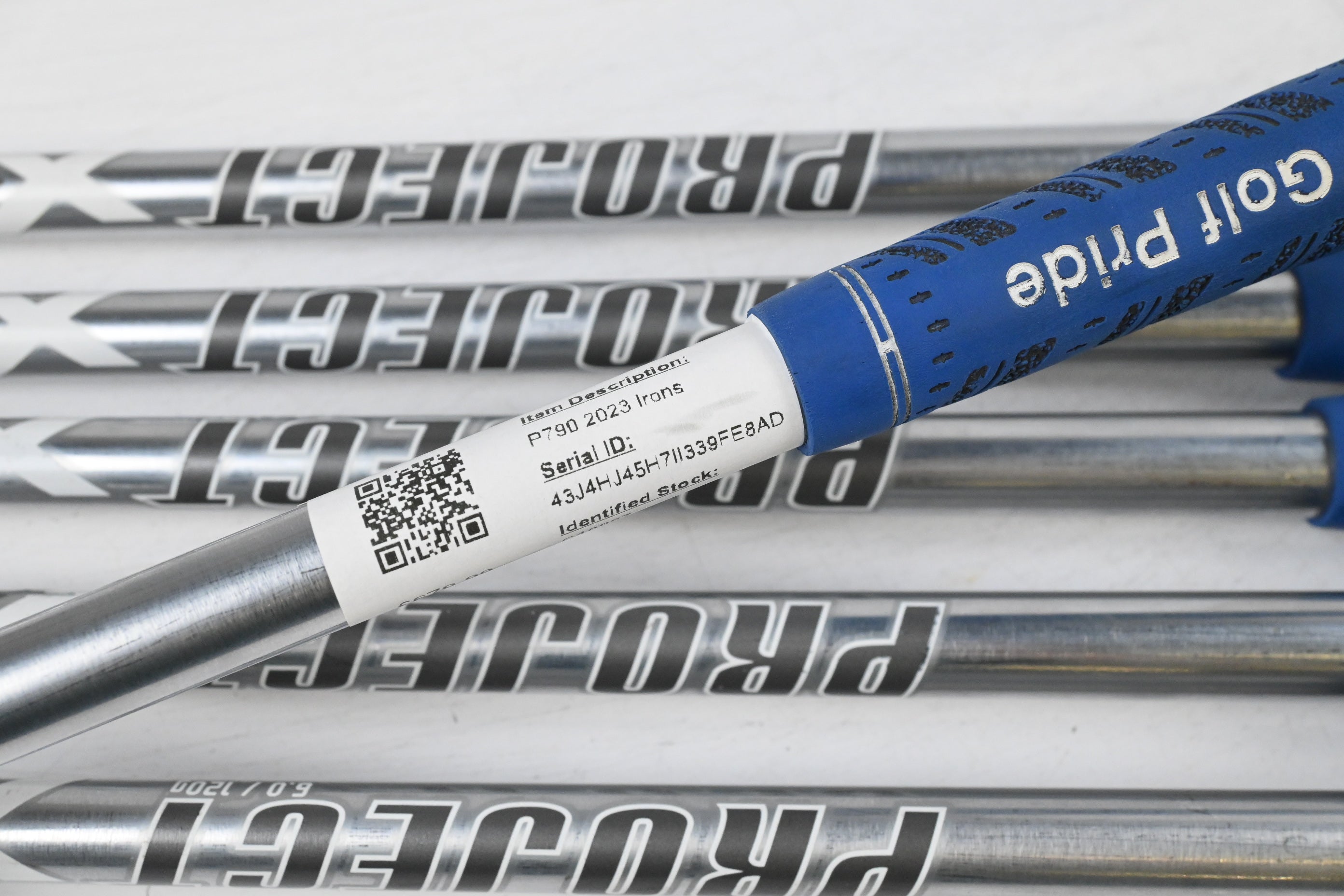 Taylormade P790 2023 Irons / 5-PW / Stiff Flex Project LS 120 Shafts