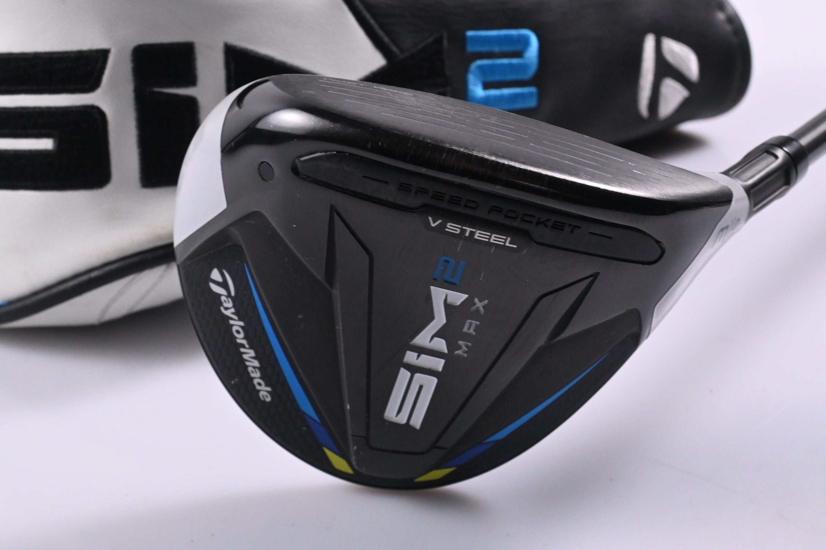 Taylormade SIM2 Max #3 Wood / 15 Degree / Stiff Flex Evenflow Riptide 70 Shaft