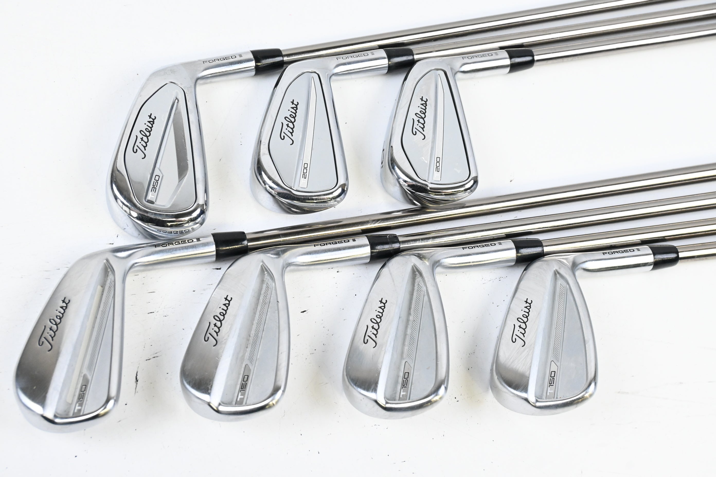 Titleist T150 2023 Irons / 4-PW / Stiff Flex UST Mamiya Recoil 65 Shafts