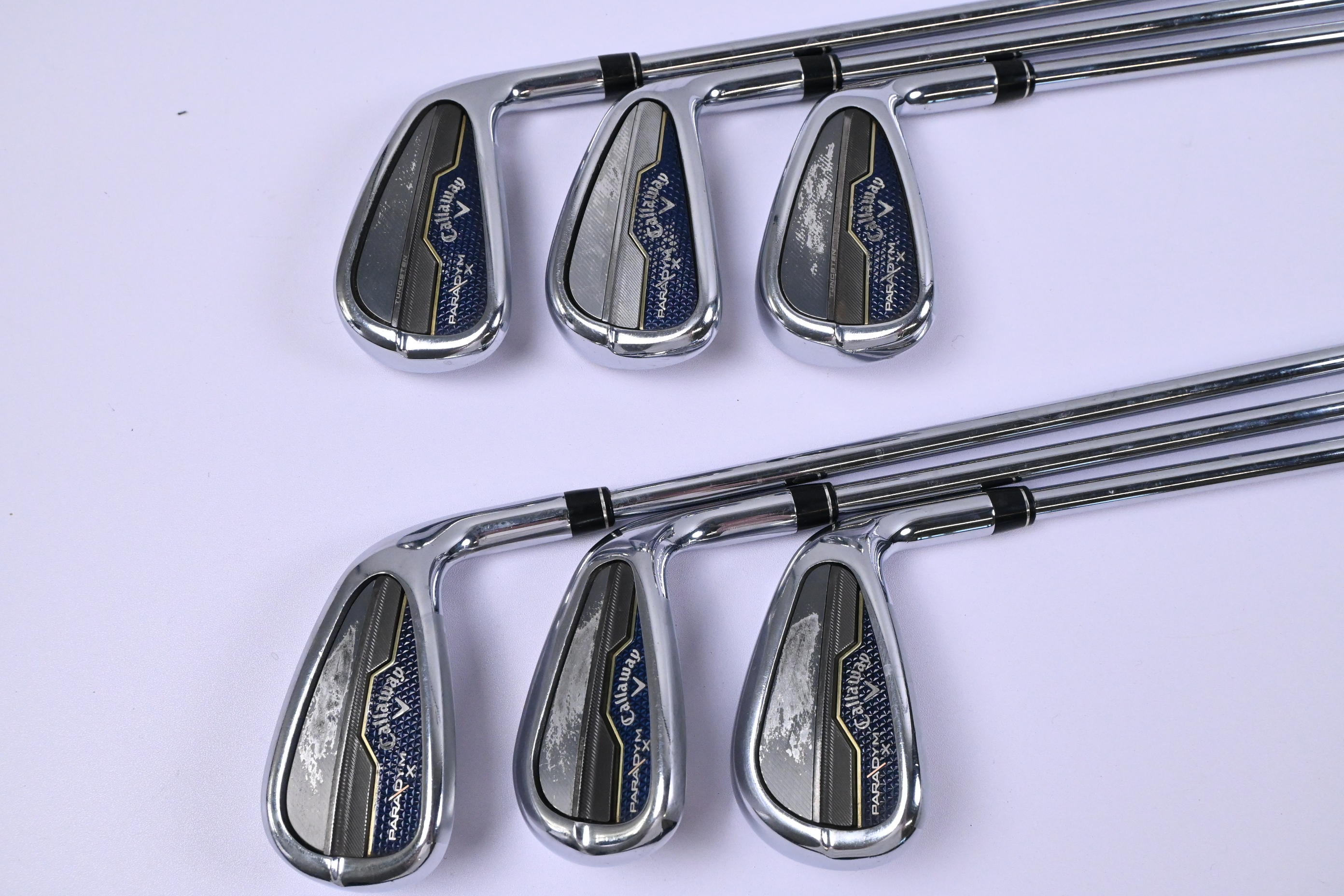 Callaway Paradym X Irons / 6-PW+GW / Regular Flex True Temper Elevate MPH Shafts