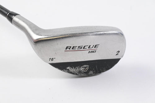 Left Hand Taylormade Rescue Mid #2 Hybrid / 16 Degree / Stiff Flex Taylormade