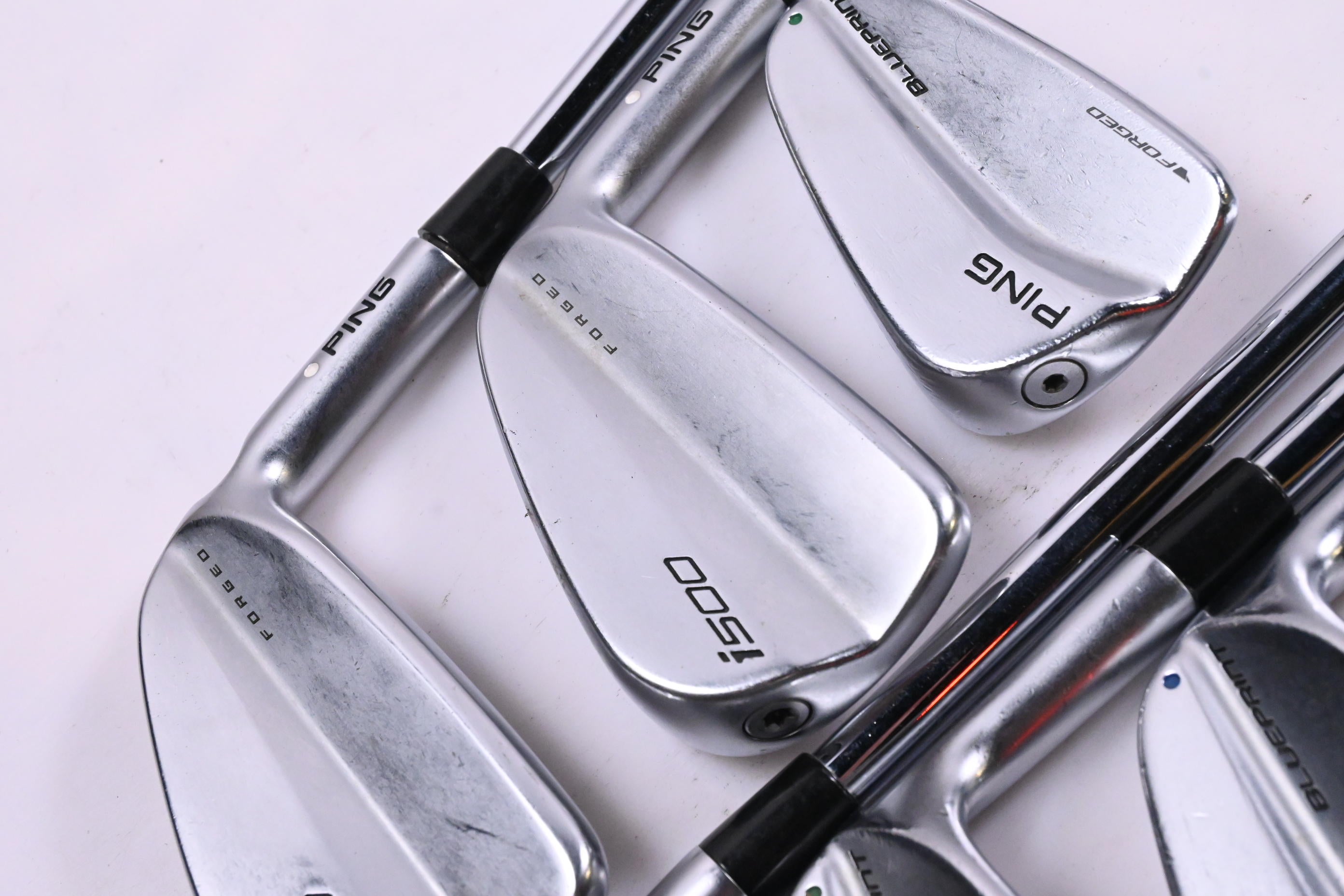 Ping i500/Blueprint Combo Irons / 4-PW / Green Dot / X-Flex Project X LZ 125