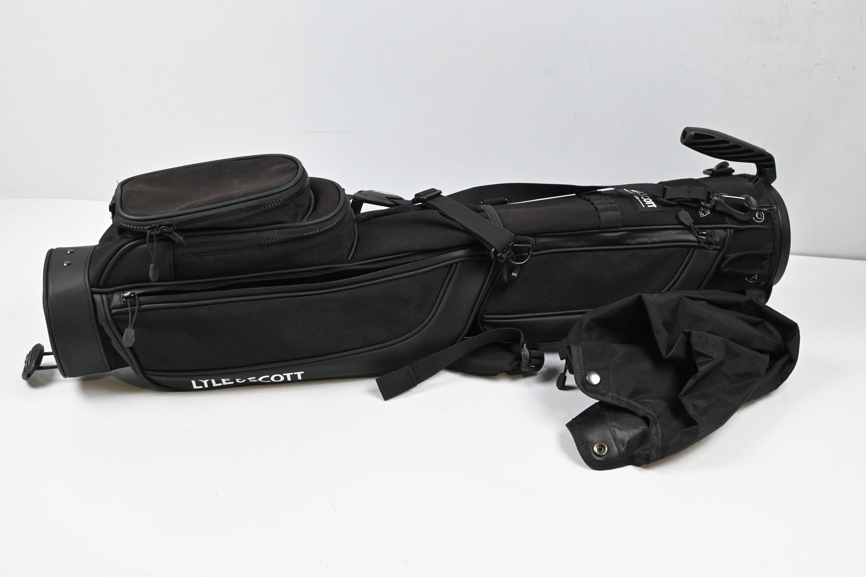 Lyle & Scott Stand Bag / 3-Way Divider / Black