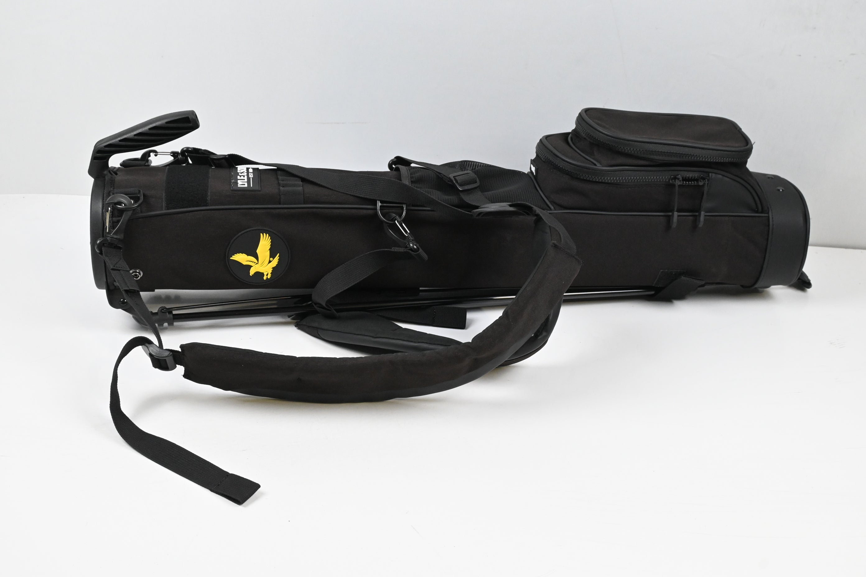Lyle & Scott Stand Bag / 3-Way Divider / Black
