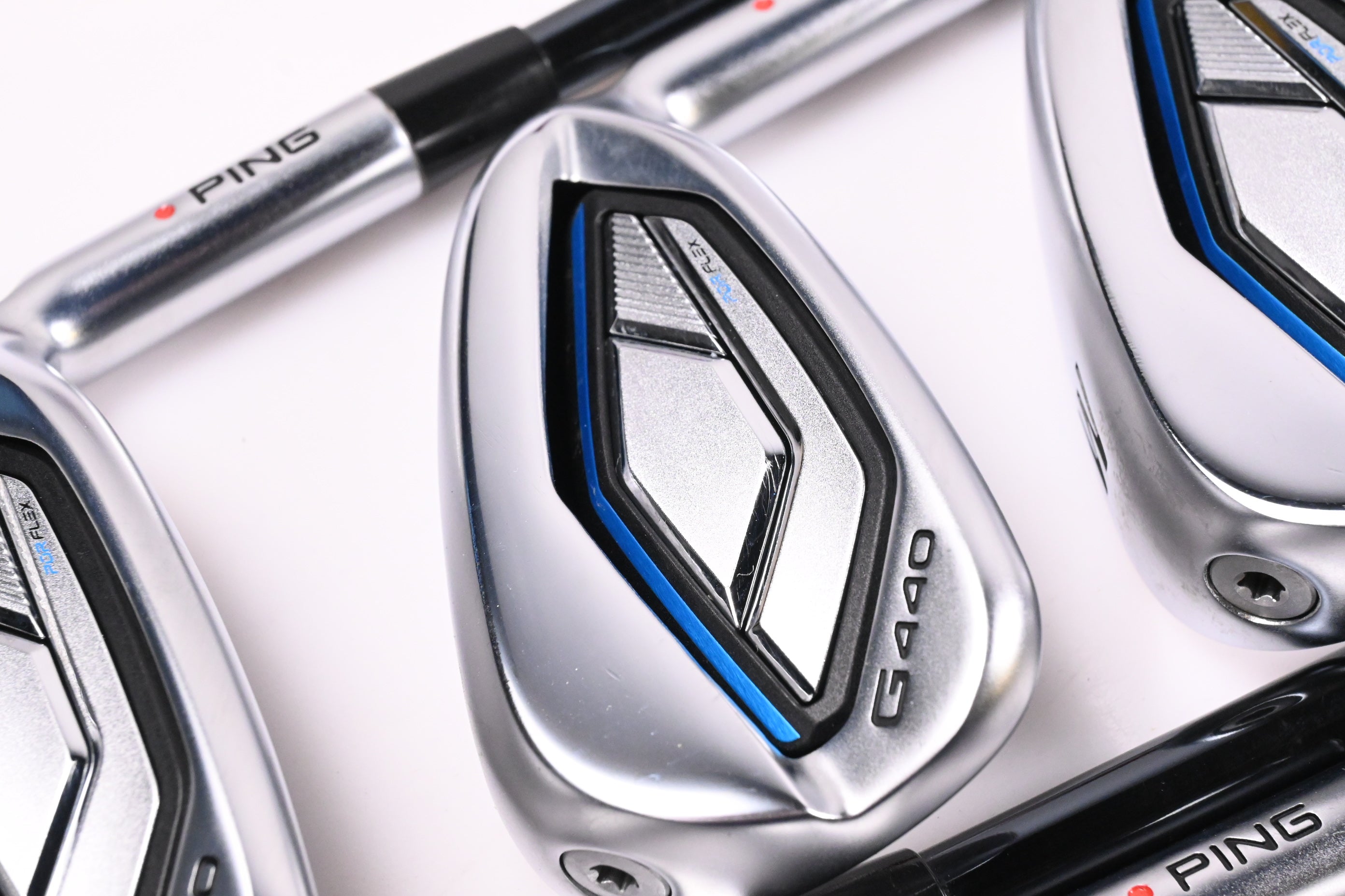 Ping G440 Irons / 8-PW+UW+52+56 / Red Dot / Senior Flex Recoil DART 65 Shafts