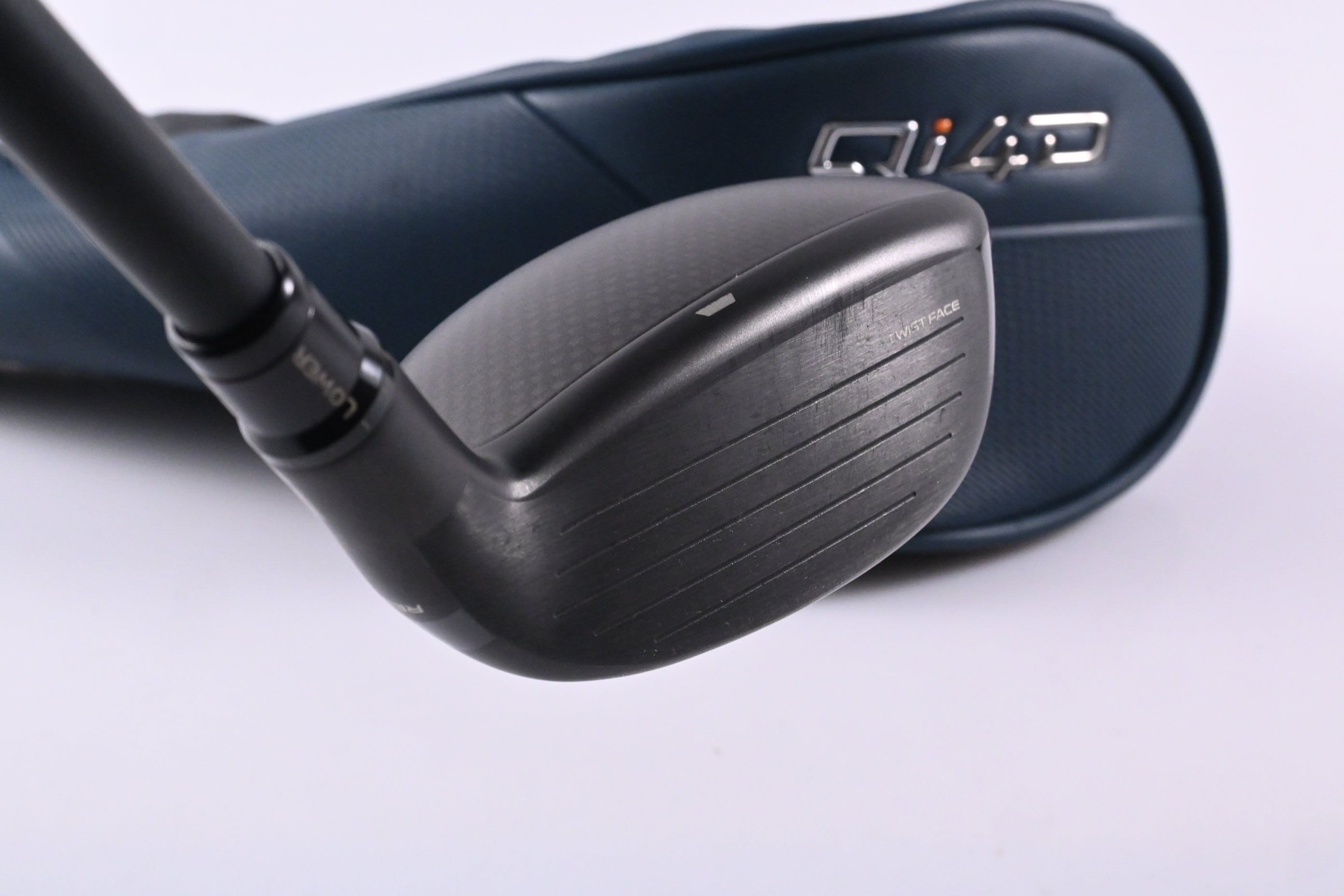 Left Hand Taylormade Qi4D #3 Hybrid / 19 Degree / Stiff Flex Accra Tour Z Green
