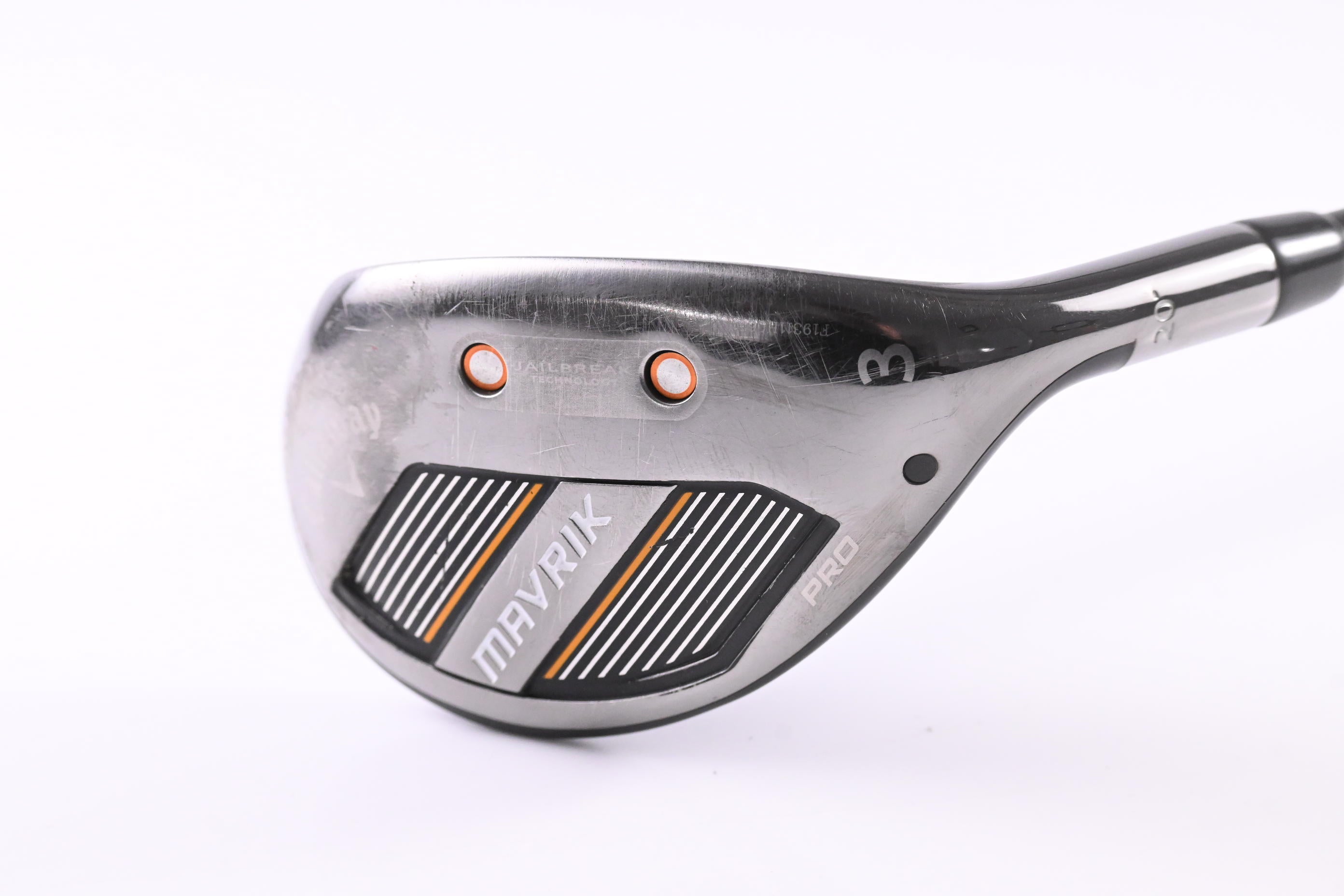 Callaway Mavrik Pro #3 Hybrid / 20 Degree / Stiff Flex KBS Hybrid 80 Shaft