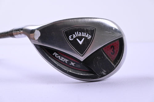 Left Hand Callaway RAZR X HL #3 Hybrid / 21 Degree / Regular Flex Callaway 65