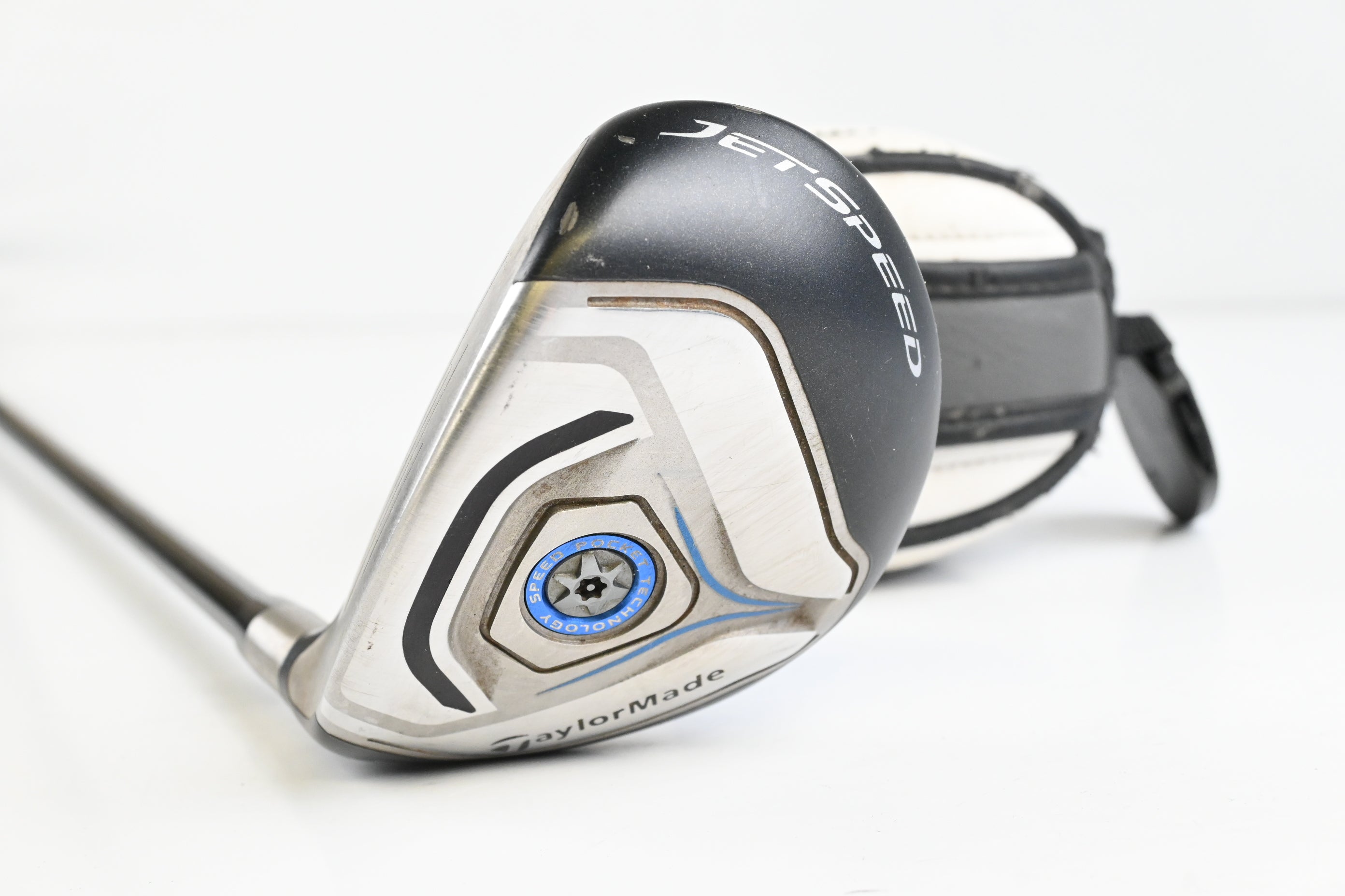 Left Hand Taylormade Jetspeed #3 Hybrid / 19 Degree / Stiff Flex Velox T 75