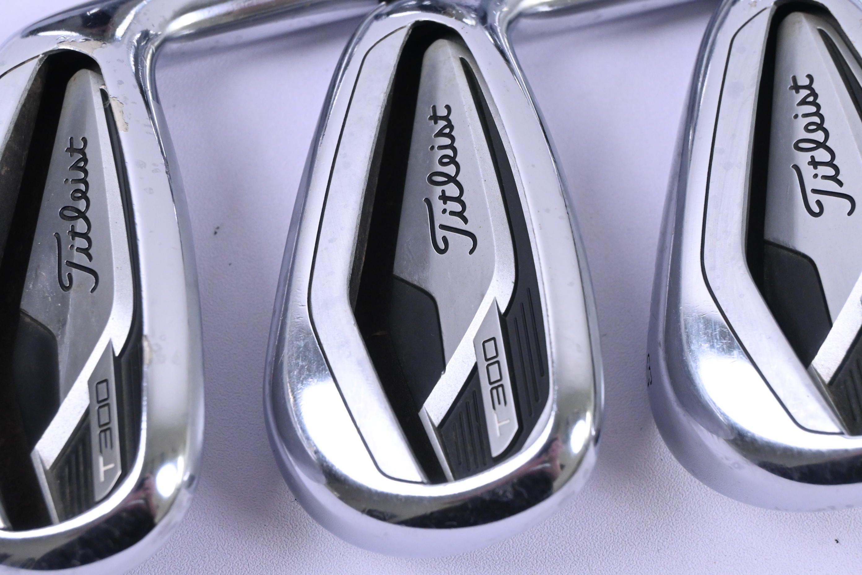 Titleist T300 2021 Irons / 5-PW / Regular Flex AMT Black R300 Shafts