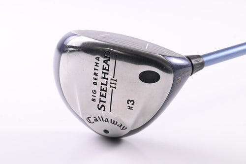 Ladies Callaway Steelhead III #3 Wood / 15 Degree / Ladies Flex Callaway Shaft