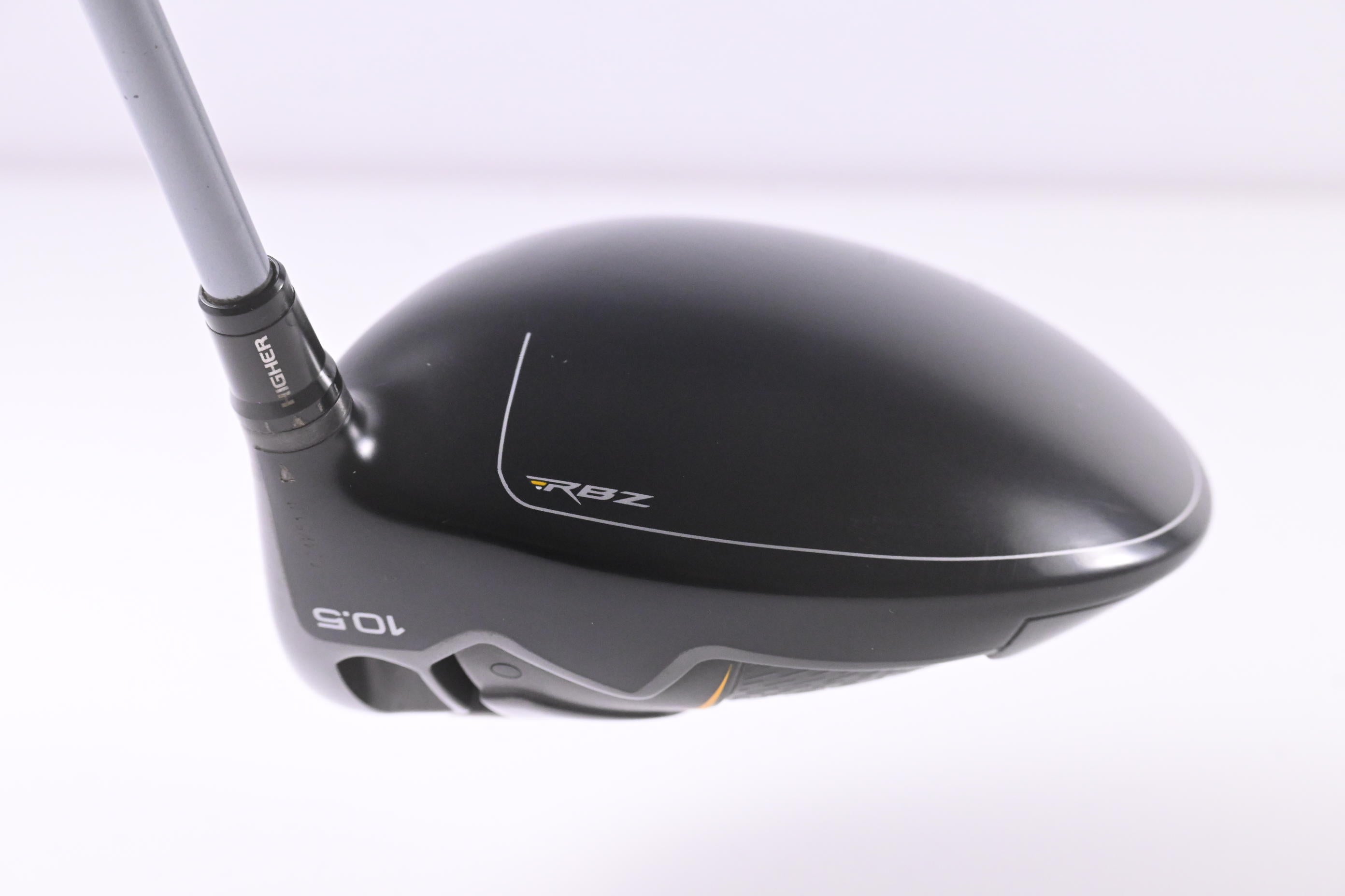 Taylormade RBZ Black Driver / 10.5 Degree / Stiff Flex Ozik White Tie 55 Shaft