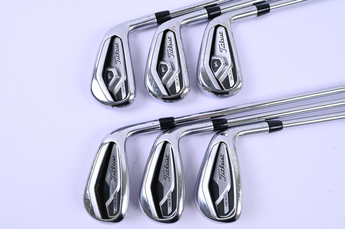 Titleist T300 2021 Irons / 5-PW / Regular Flex AMT Black R300 Shafts