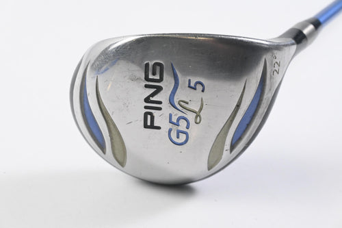 Ladies Ping G5 #5 Wood / 22 Degree / Ladies Flex Ping ULT 250 Shaft